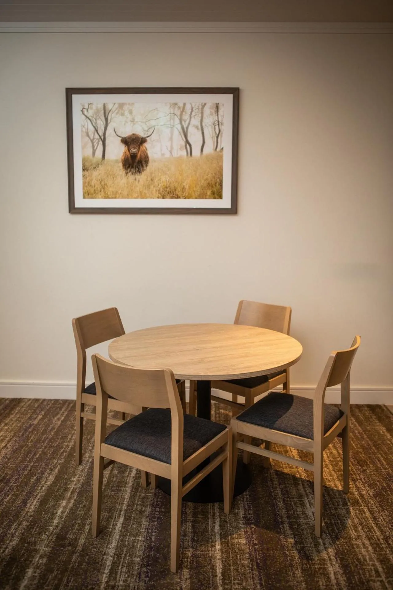 Dining area in Porter's Plainland Hotel