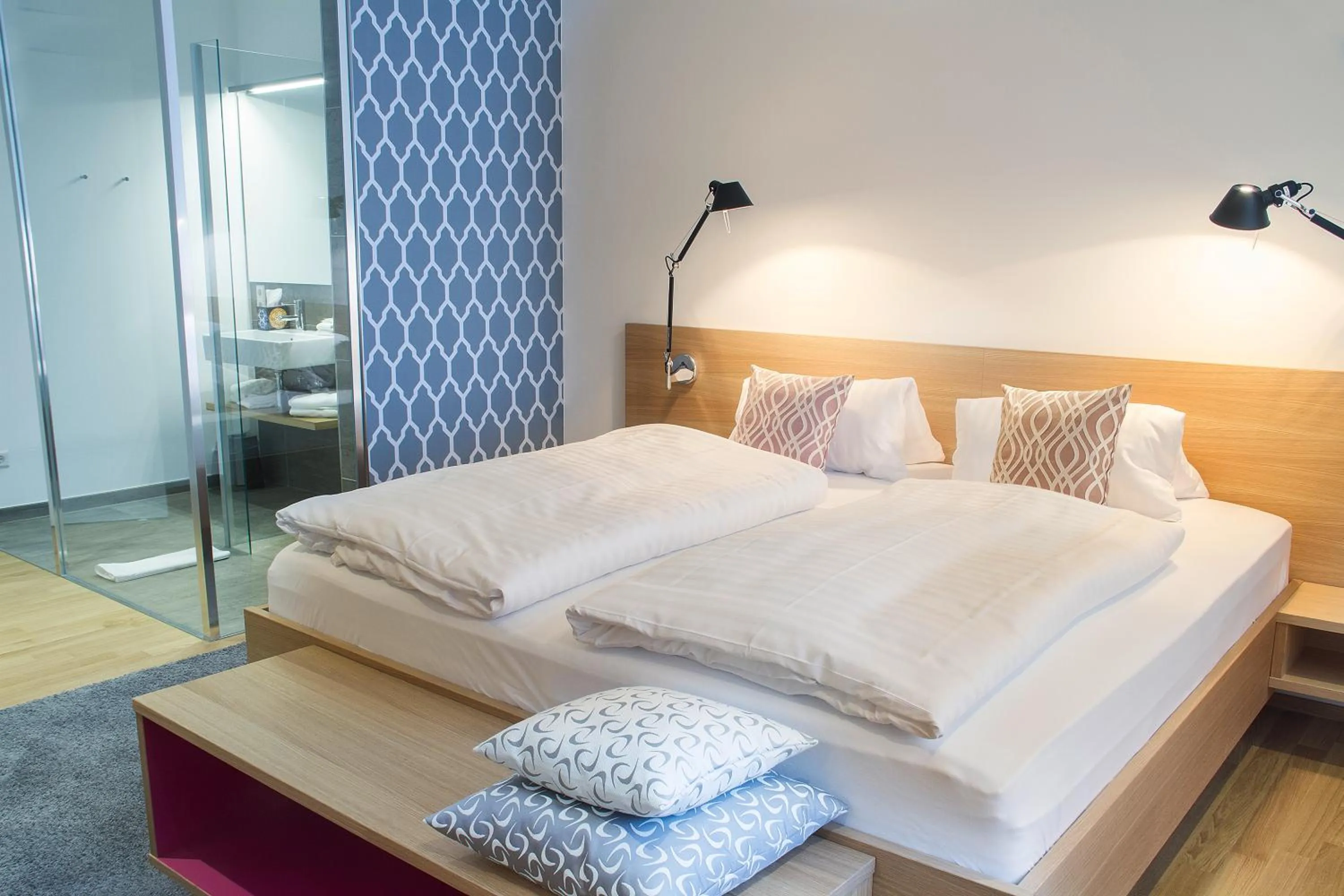 Bed in Landhotel & Restaurant Walsers