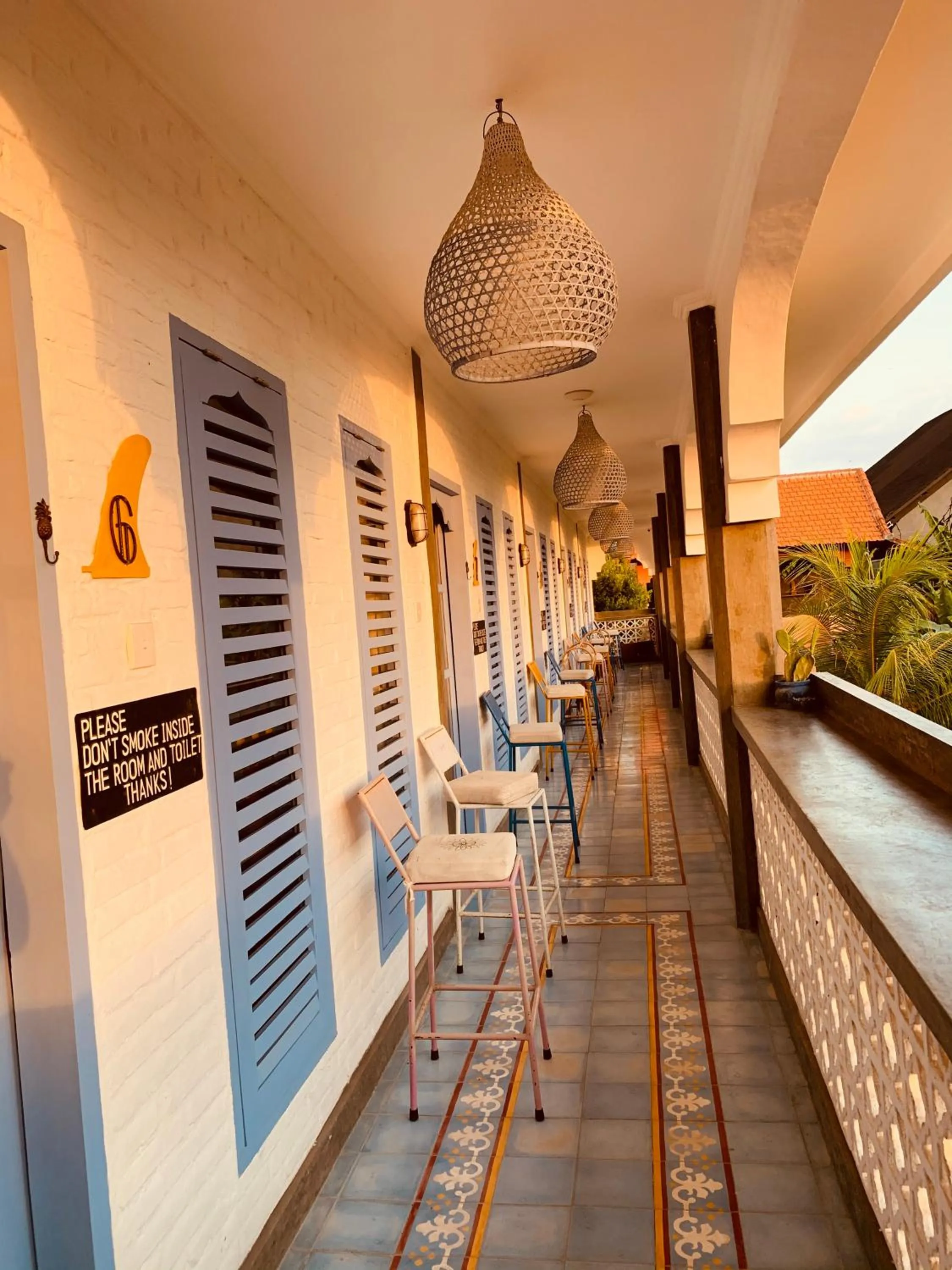 Balcony/Terrace in Sunflower Stay And Surf