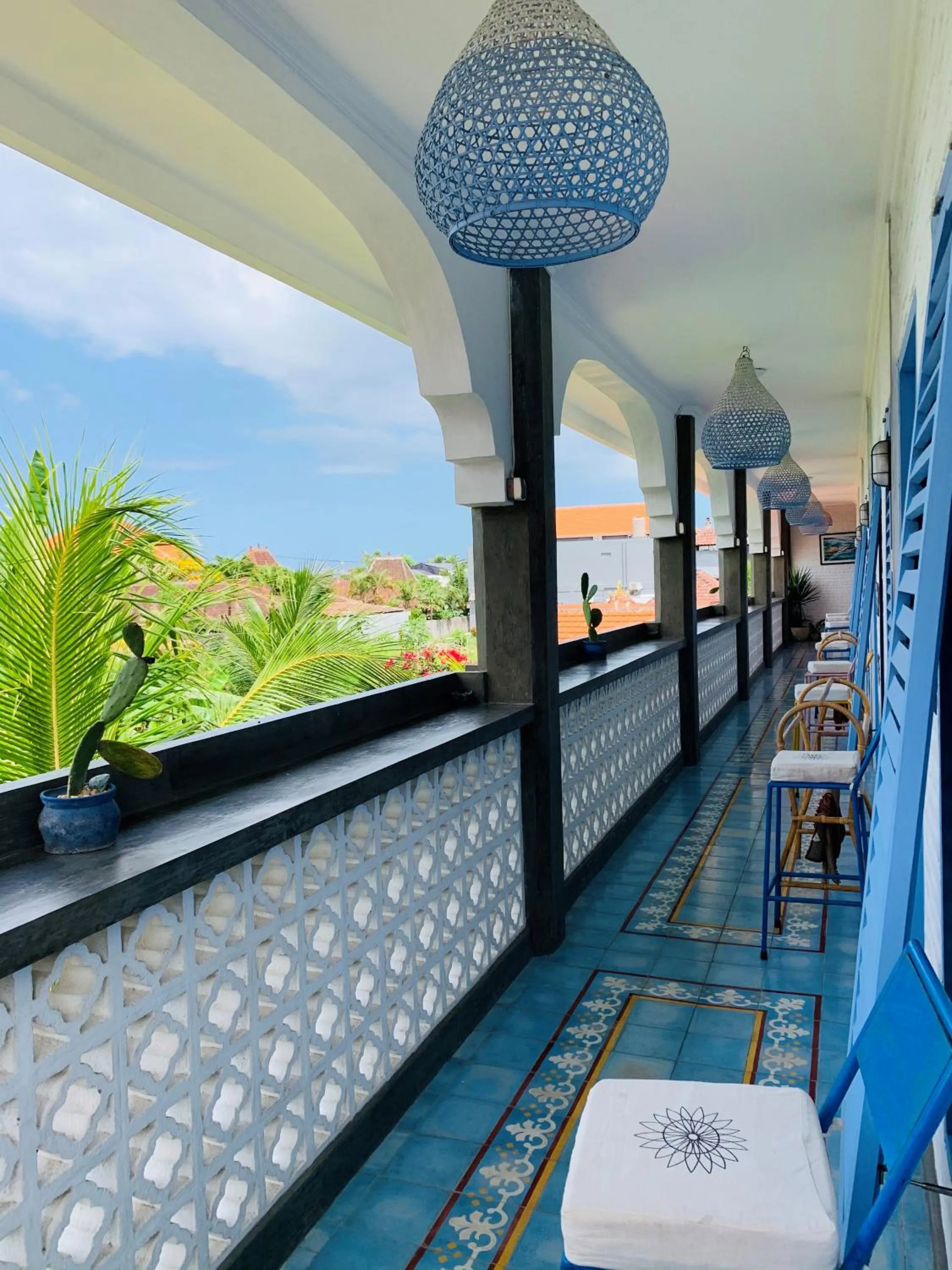 Balcony/Terrace in Sunflower Stay And Surf