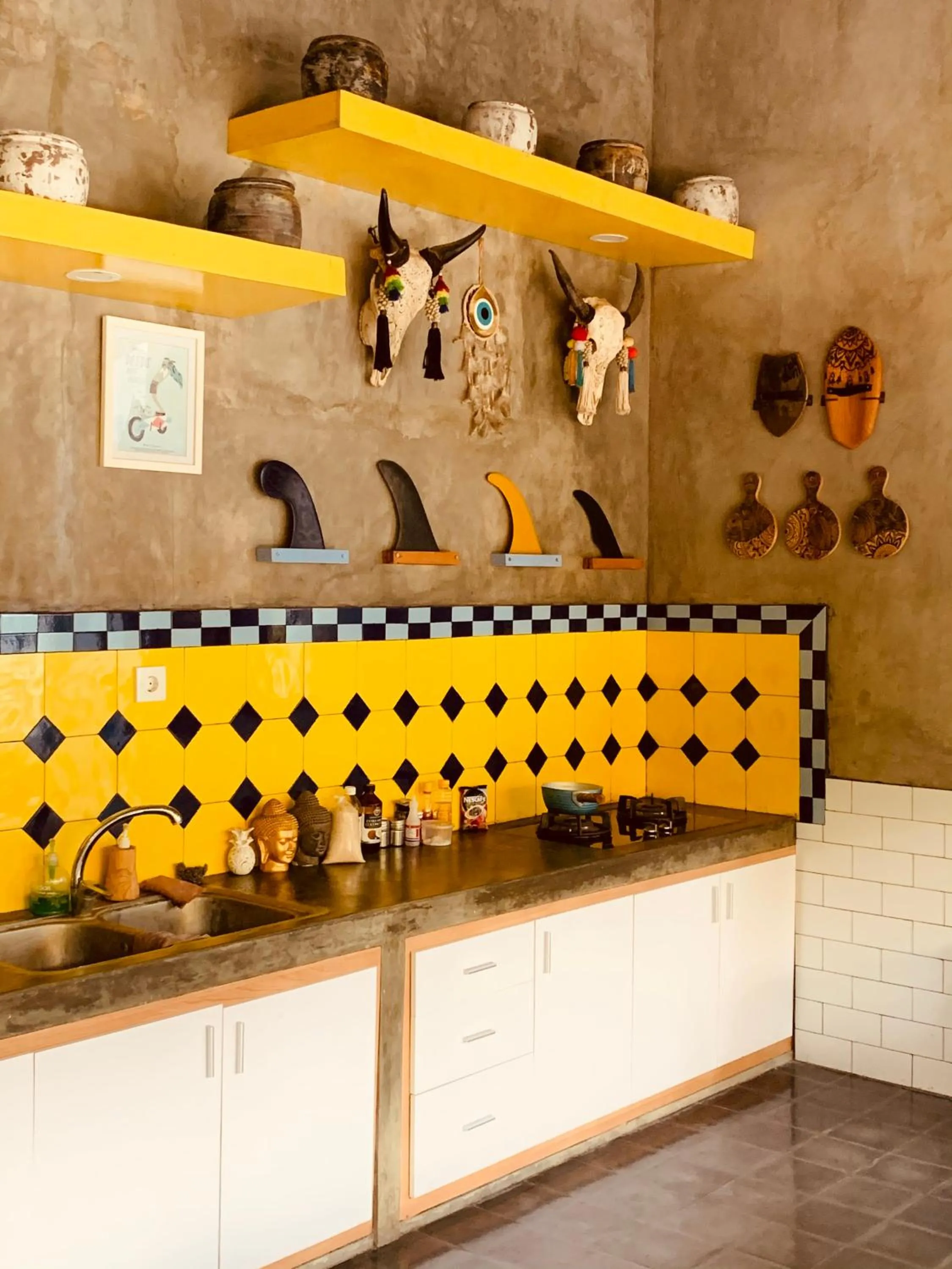 Kitchen or kitchenette in Sunflower Stay And Surf
