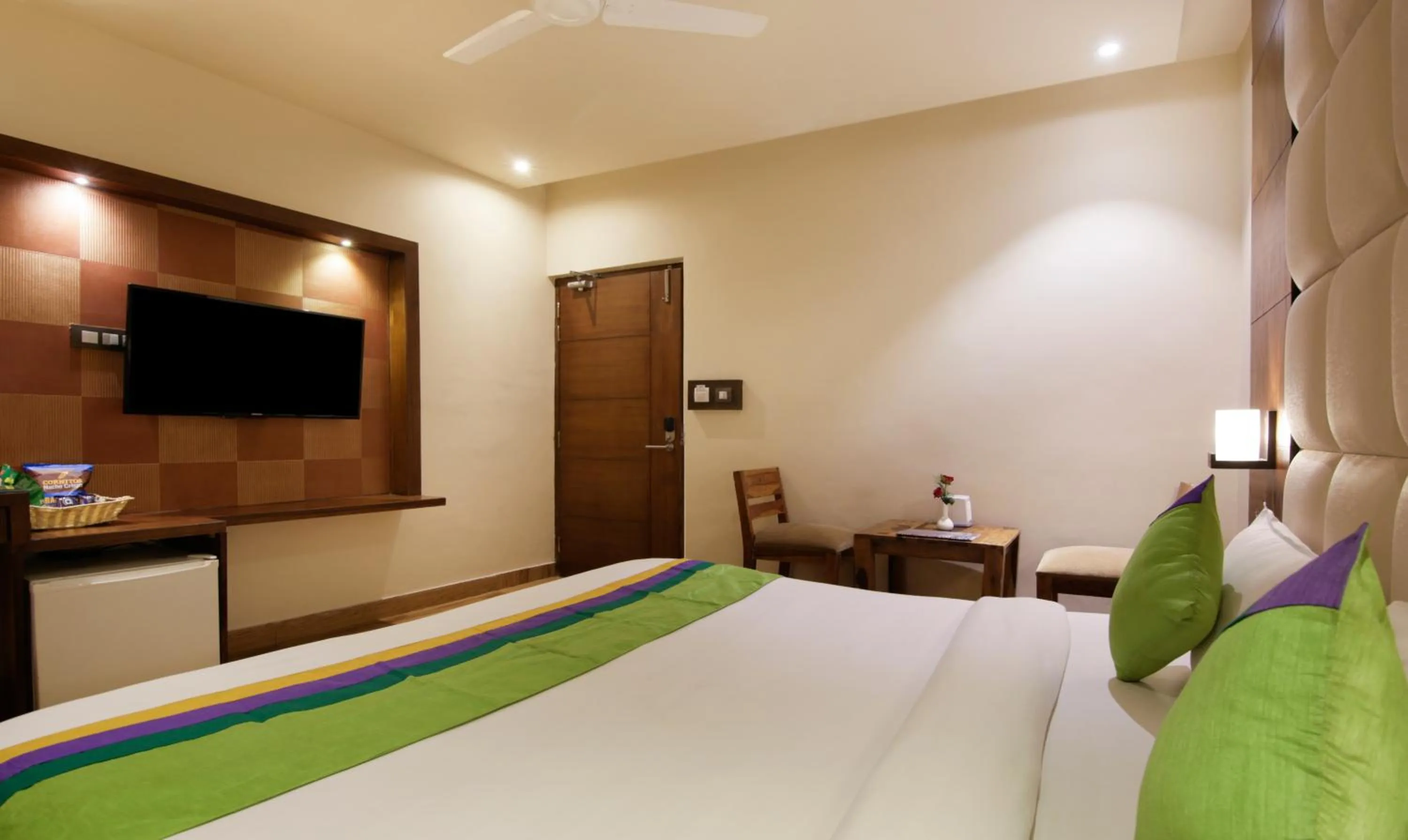 Bed in Treebo Punjabi Nature Residency, Near Faridabad Railway Station