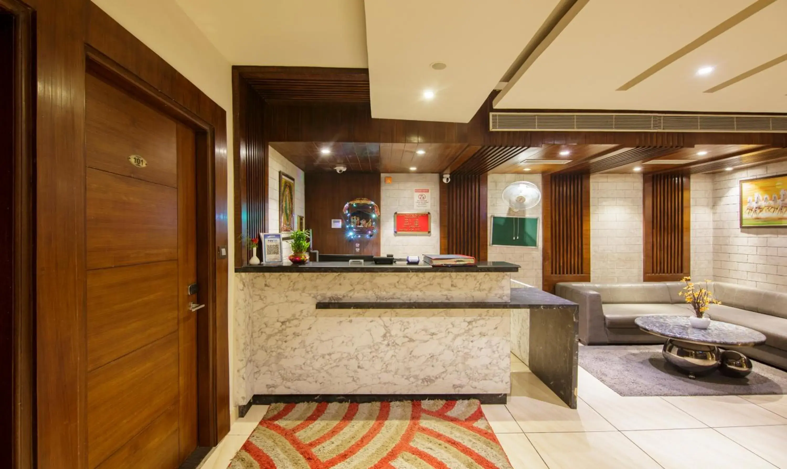 Lobby or reception in Treebo Punjabi Nature Residency, Near Faridabad Railway Station Lobby or reception in Treebo Punjabi Nature Residency, Near Faridabad Railway Station