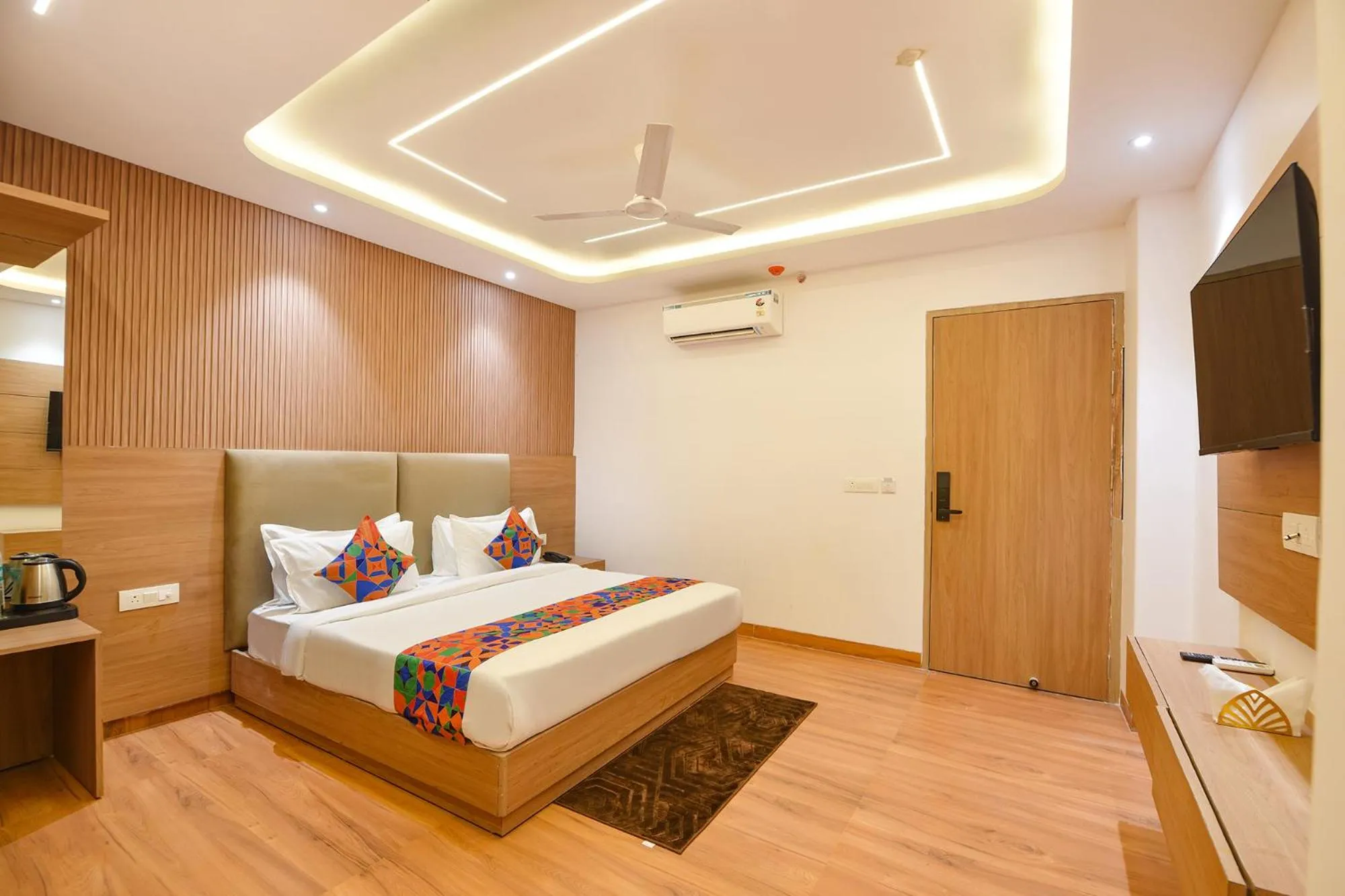 Bed in FabHotel Airport Zone Olive