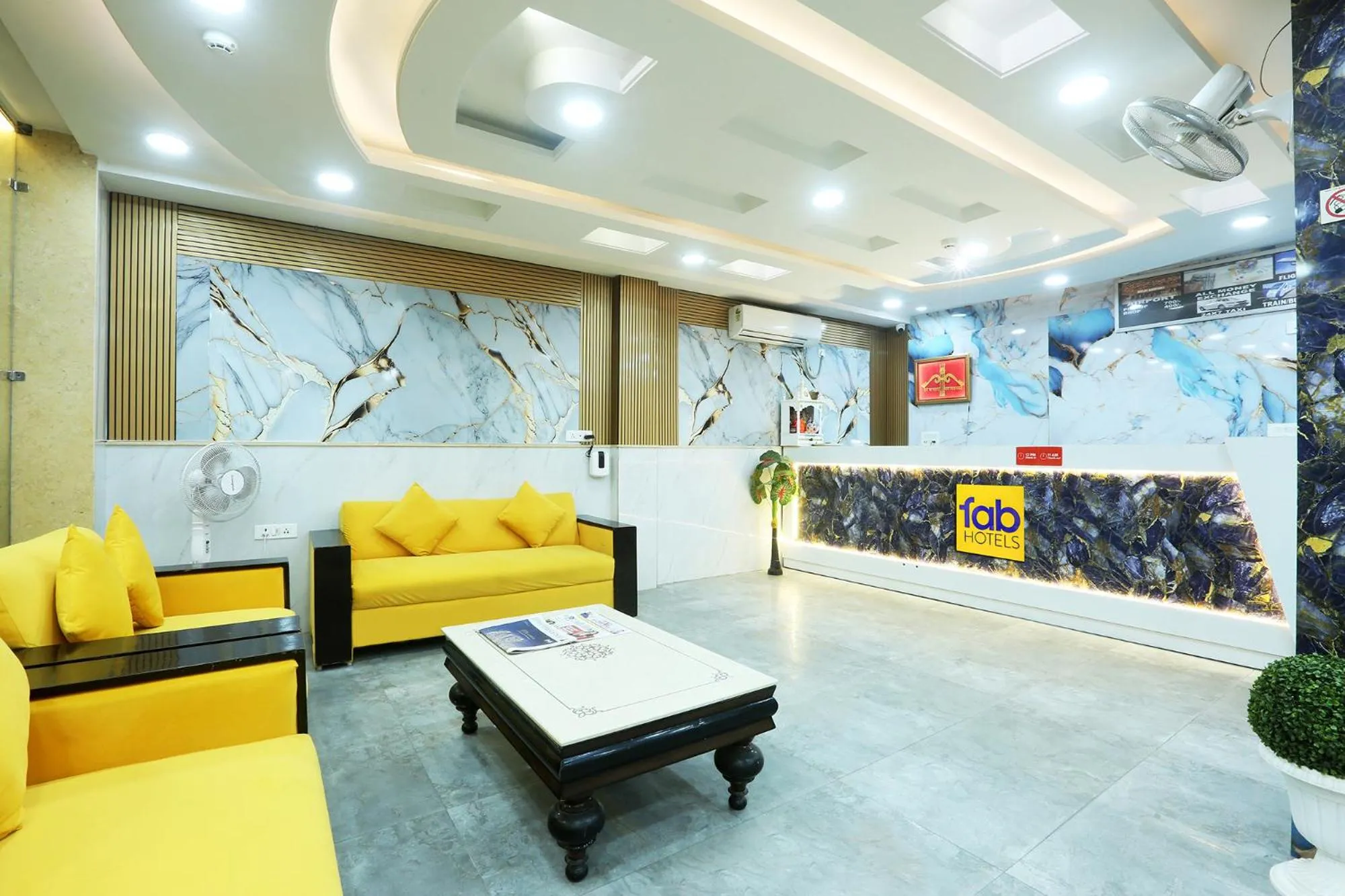 Lobby or reception in FabHotel Airport Zone Olive
