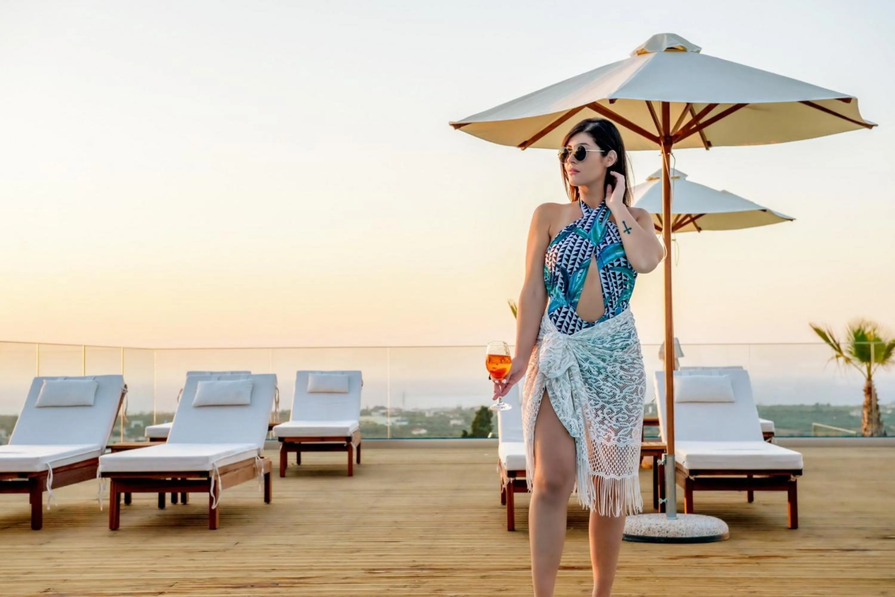 Patio in Villaggio Boutique Hotel Hersonissos - Adults Only