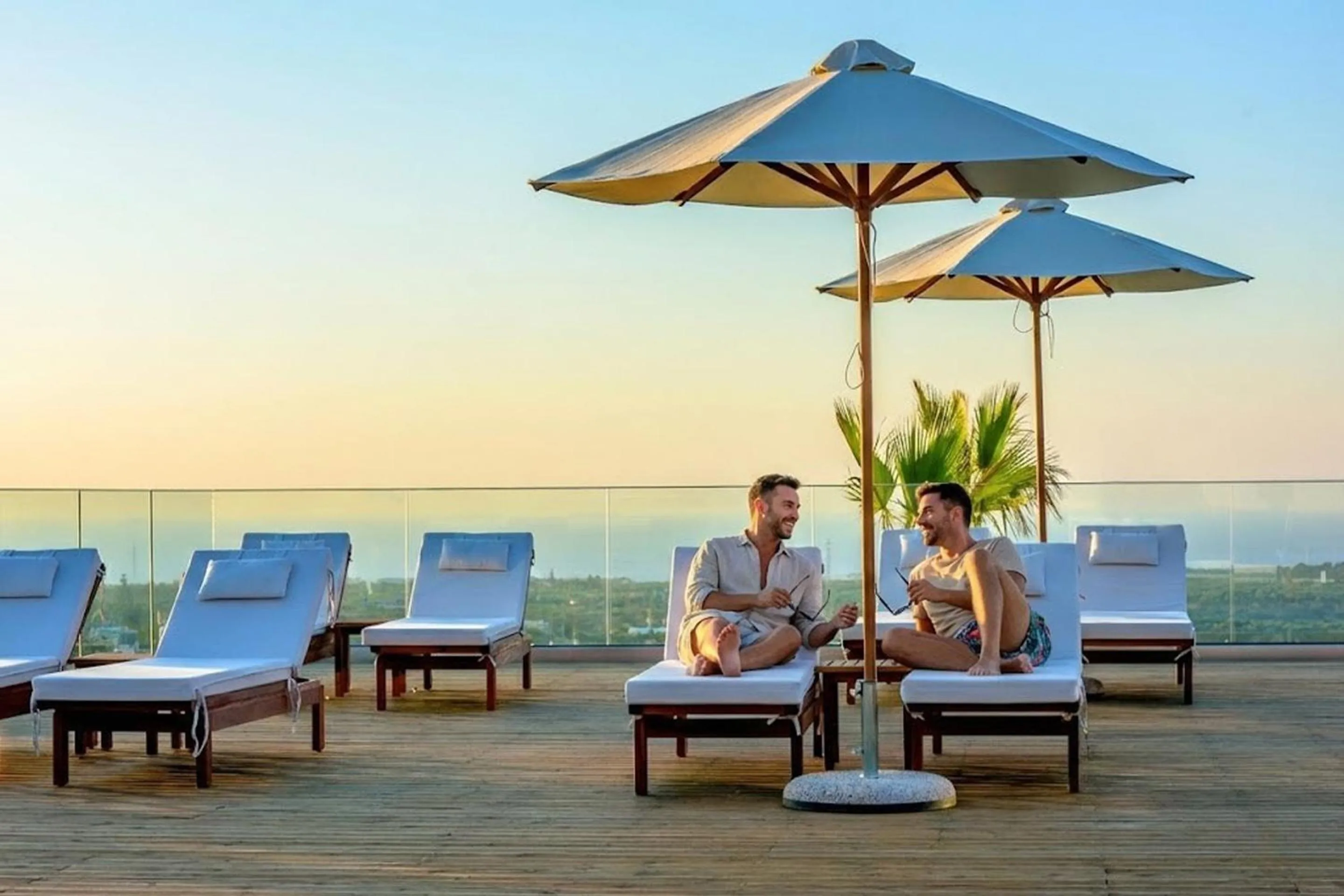 Solarium in Axel Beach Crete - Adults Only