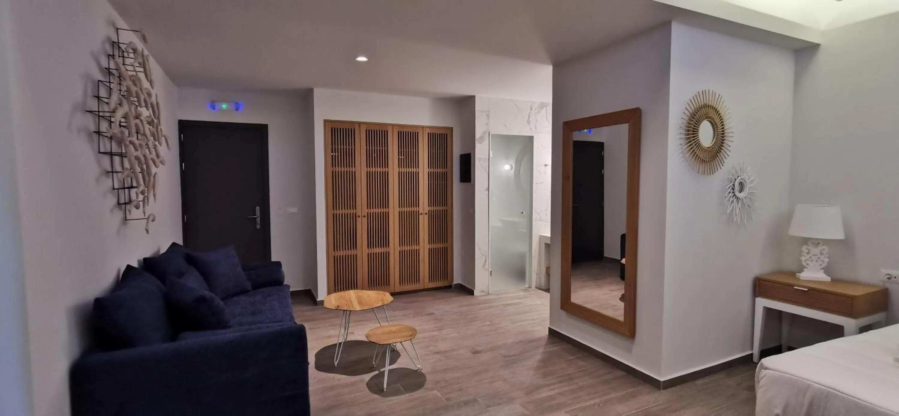 Living room, Bed in Villaggio Boutique Hotel Hersonissos - Adults Only