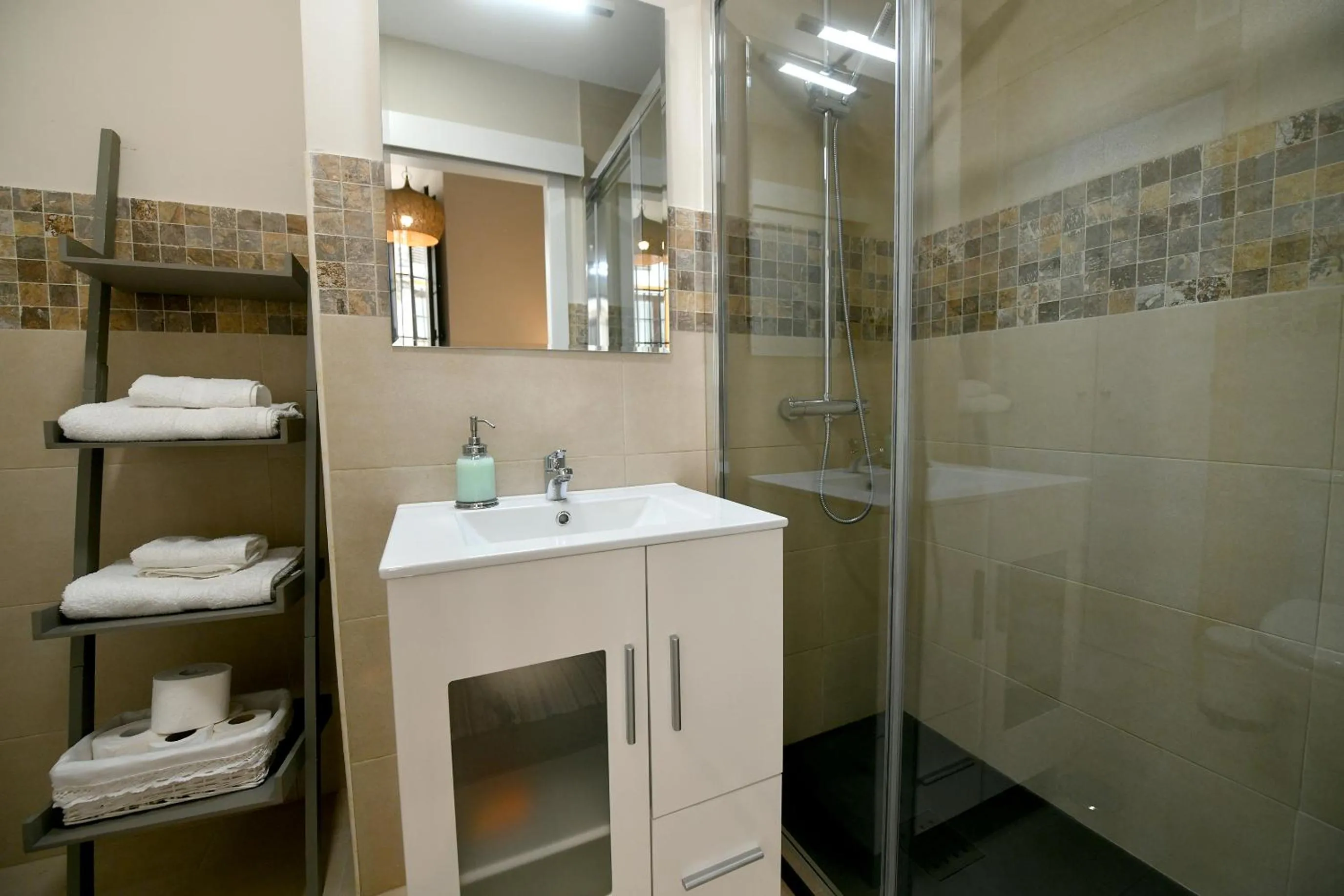 Shower in Apartamento Arenal
