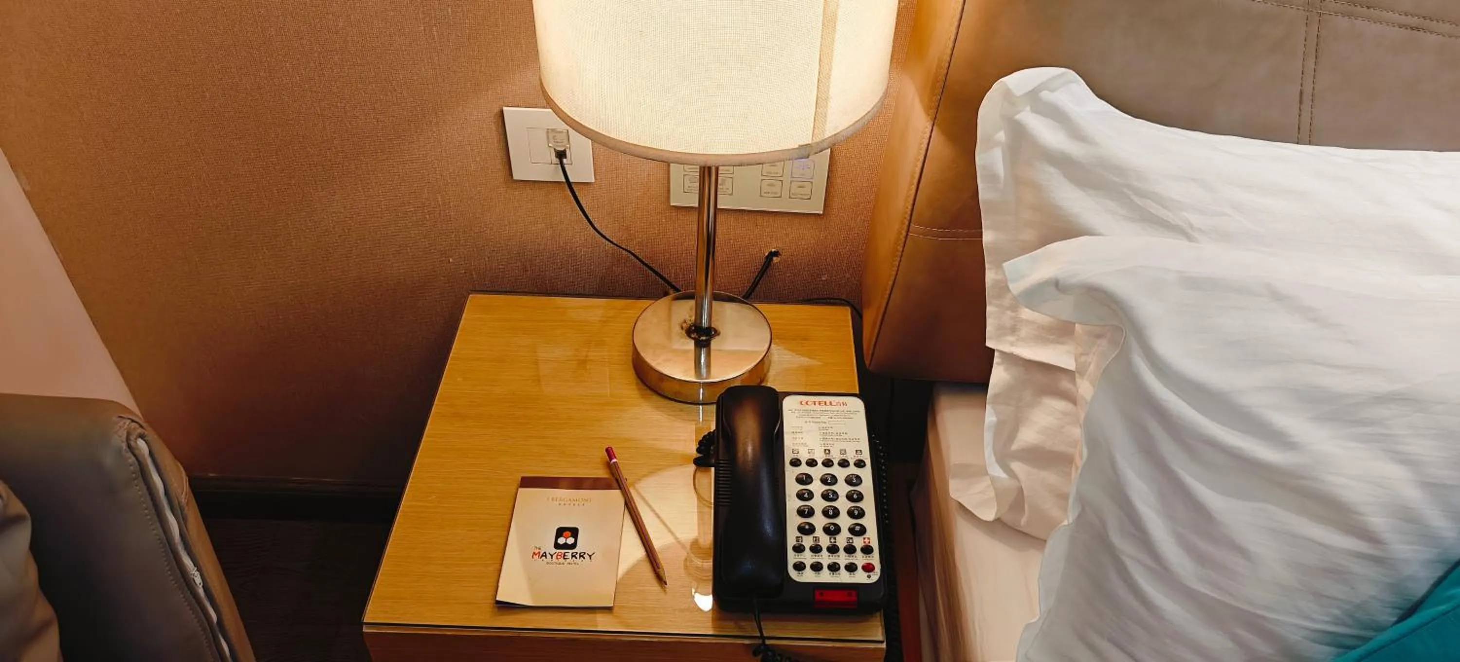 Bed in The Mayberry -A Bergamont Group of Hotels