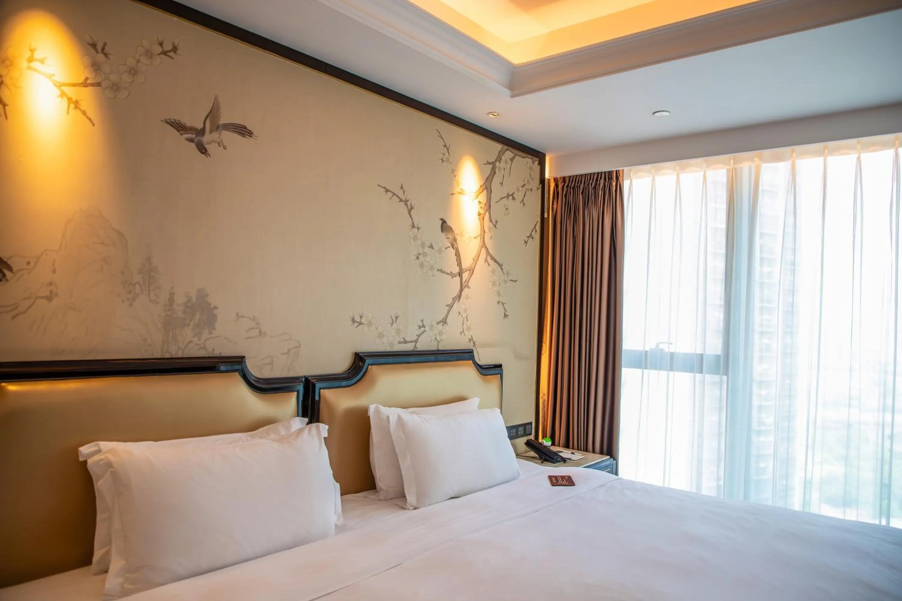Bedroom, Bed in The Yun Hotel Foshan Nanhai