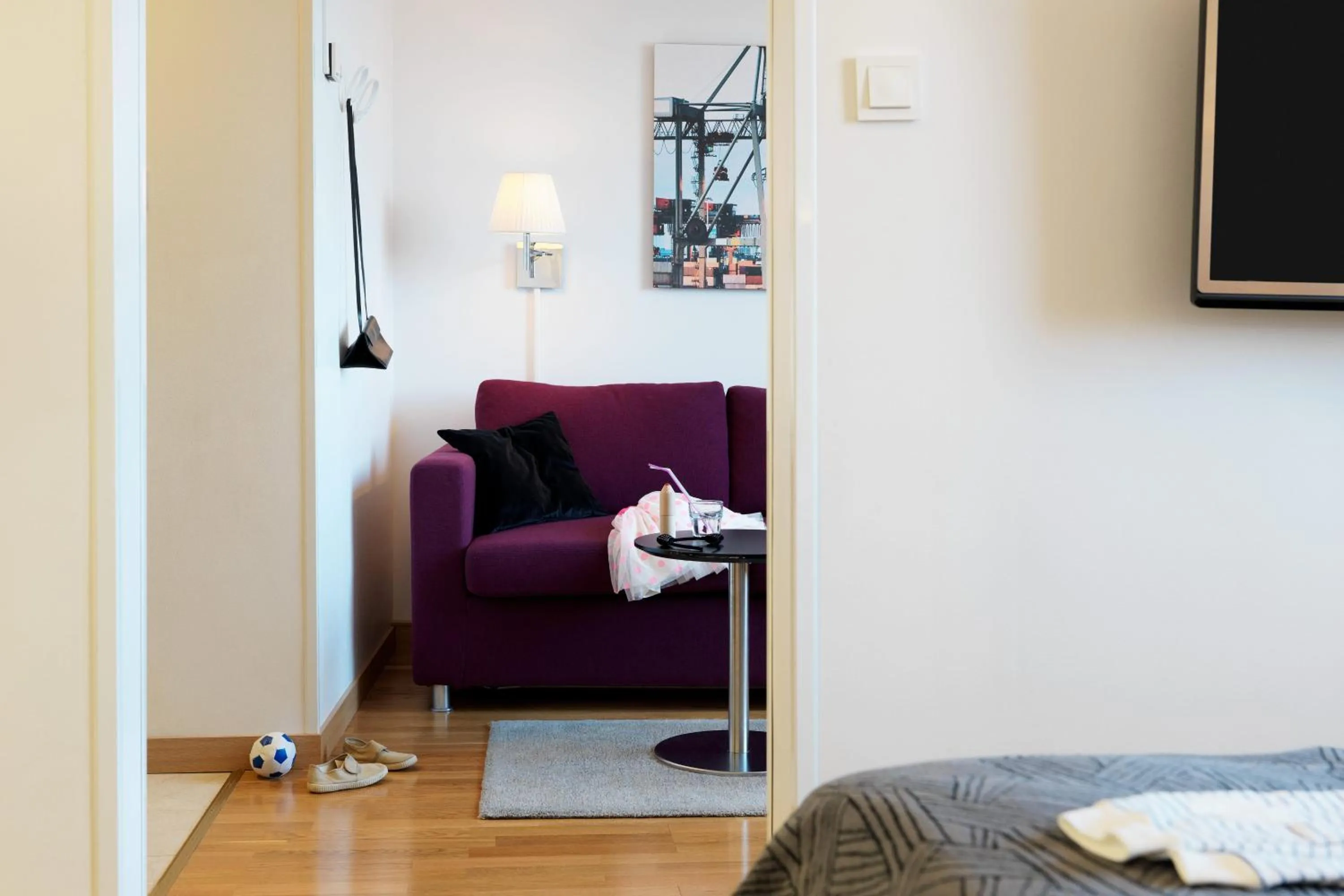 Bedroom in Scandic Opalen