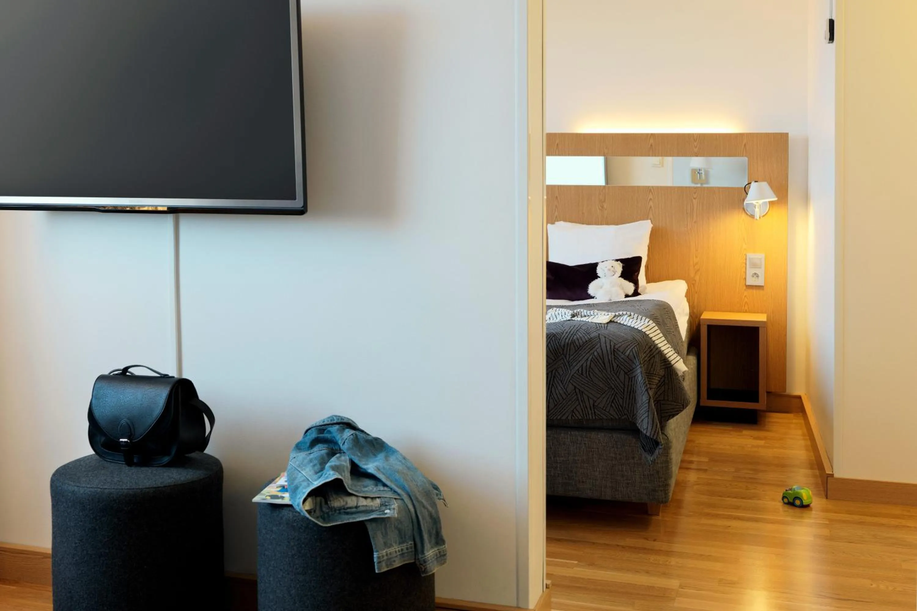 Bedroom, Bed in Scandic Opalen