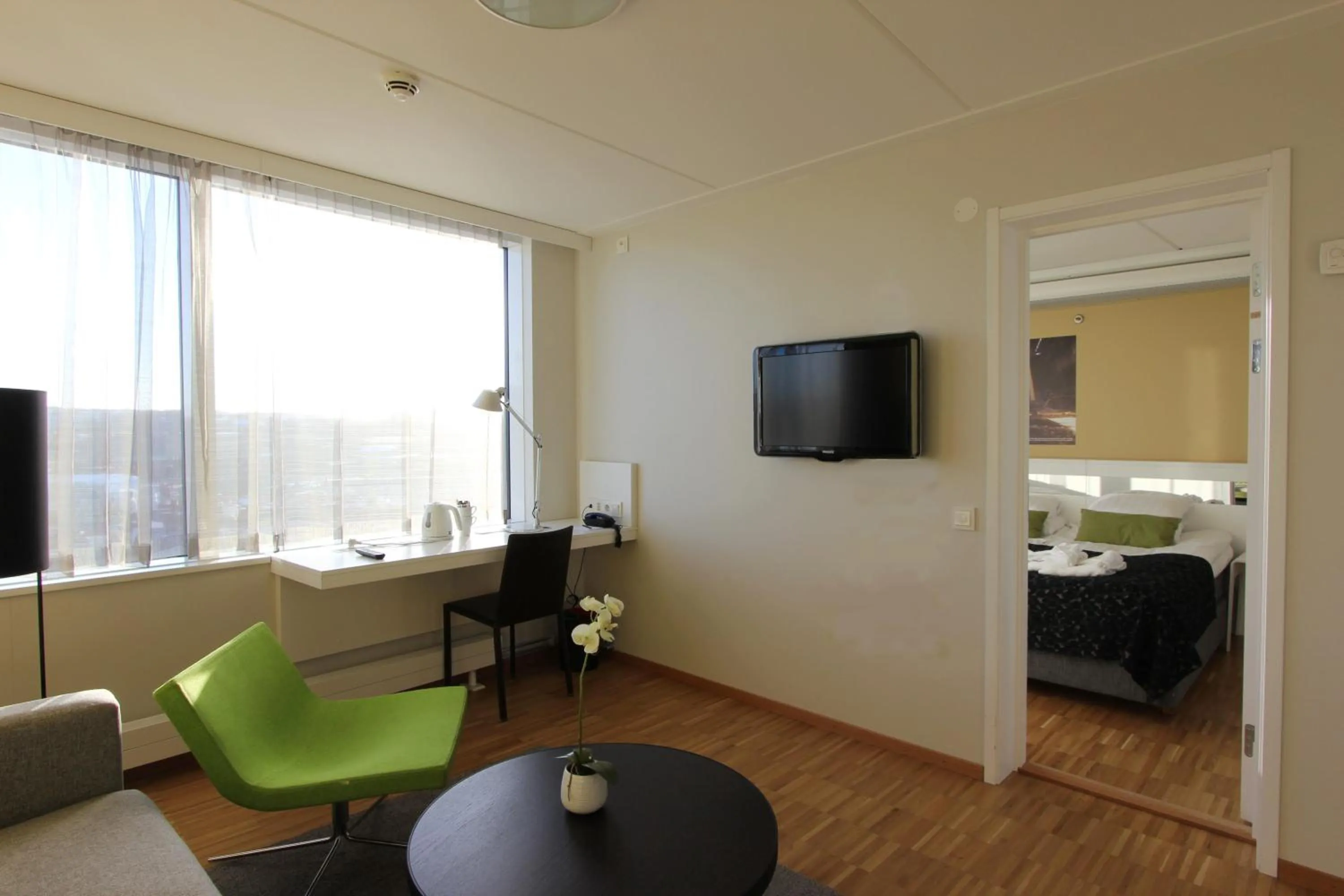 Bedroom in Scandic Opalen