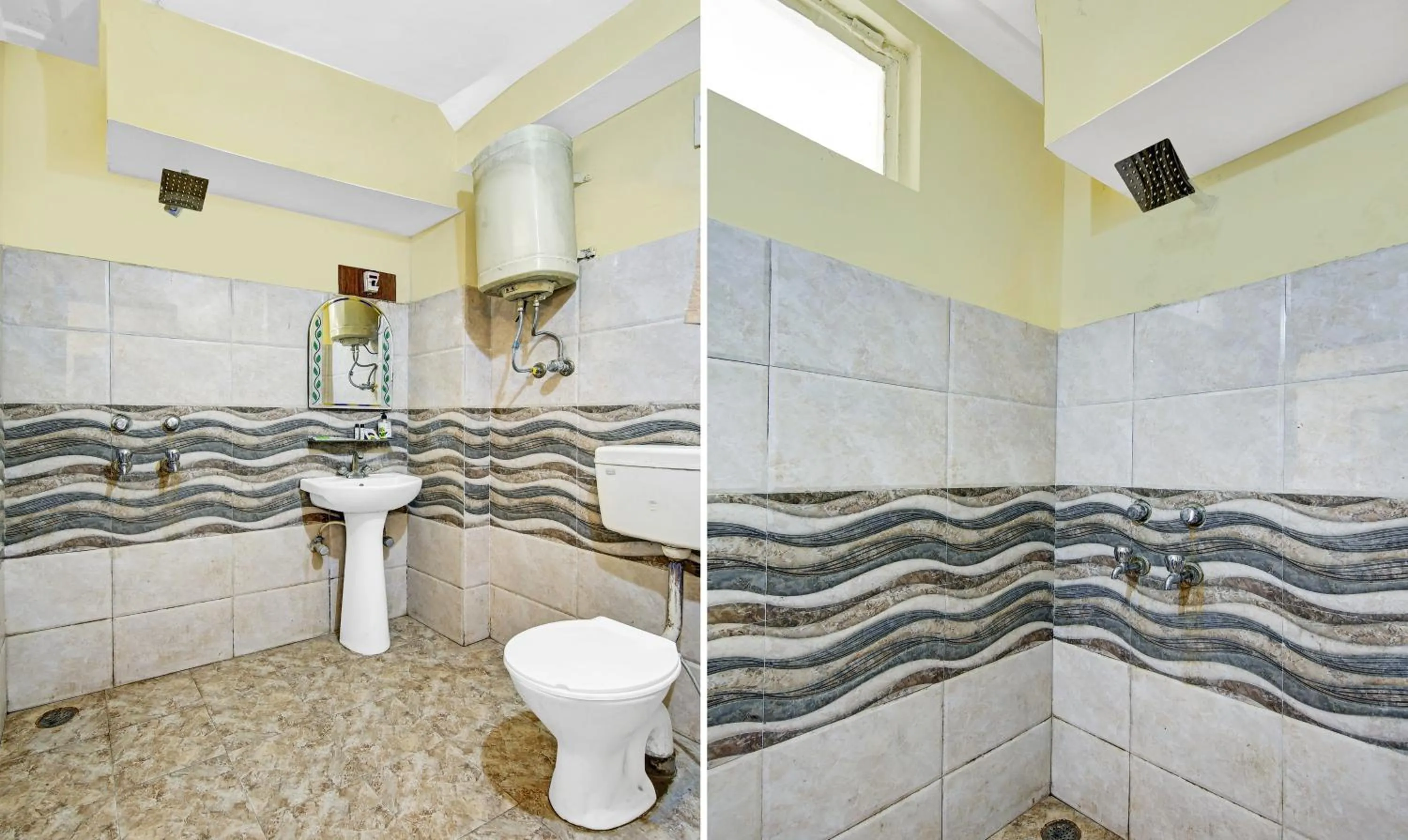 Bathroom in Itsy Hotels Amrita Raghunath Bazaar Jammu