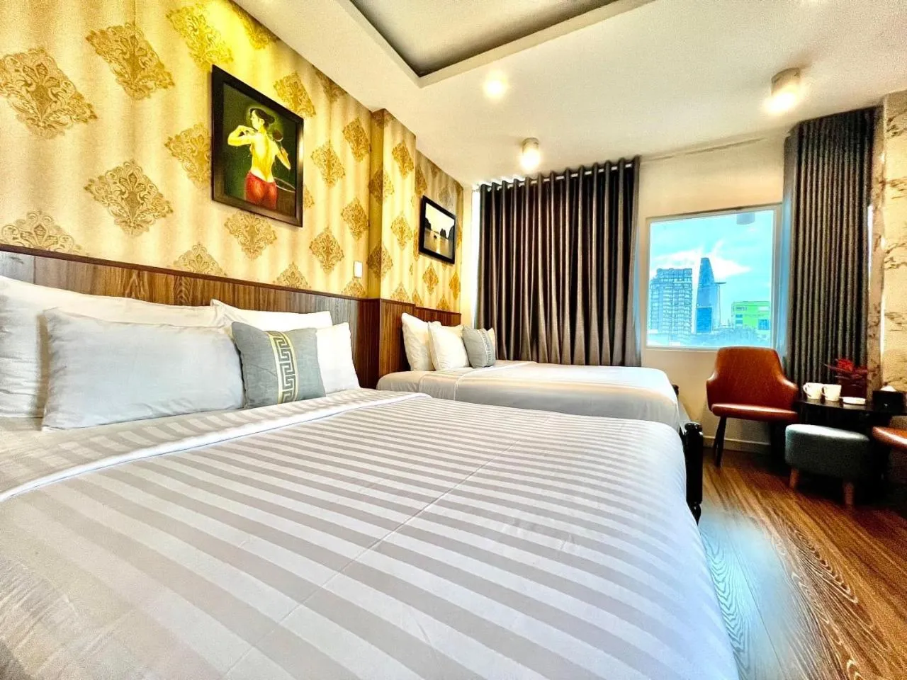 Bed in DDA Hotel District 1- Bùi Viện-Đề Thám Walking Street