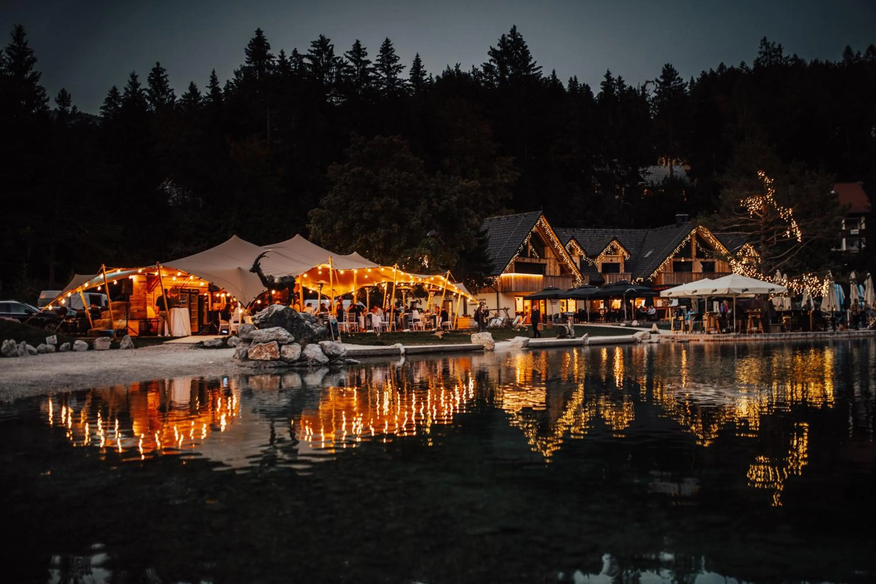Property building in JASNA NATUR Resort by the lake