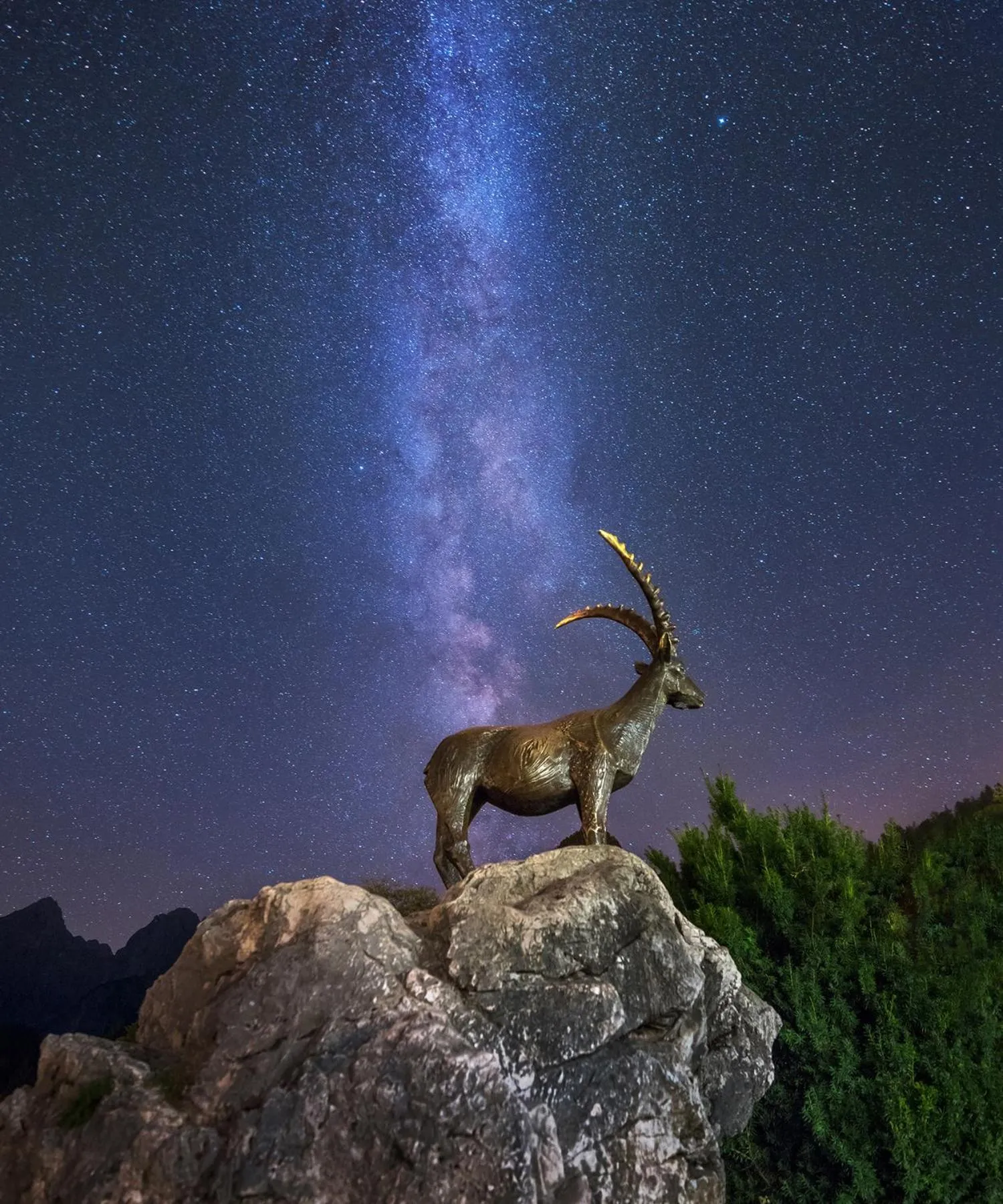 Night in JASNA NATUR Resort by the lake