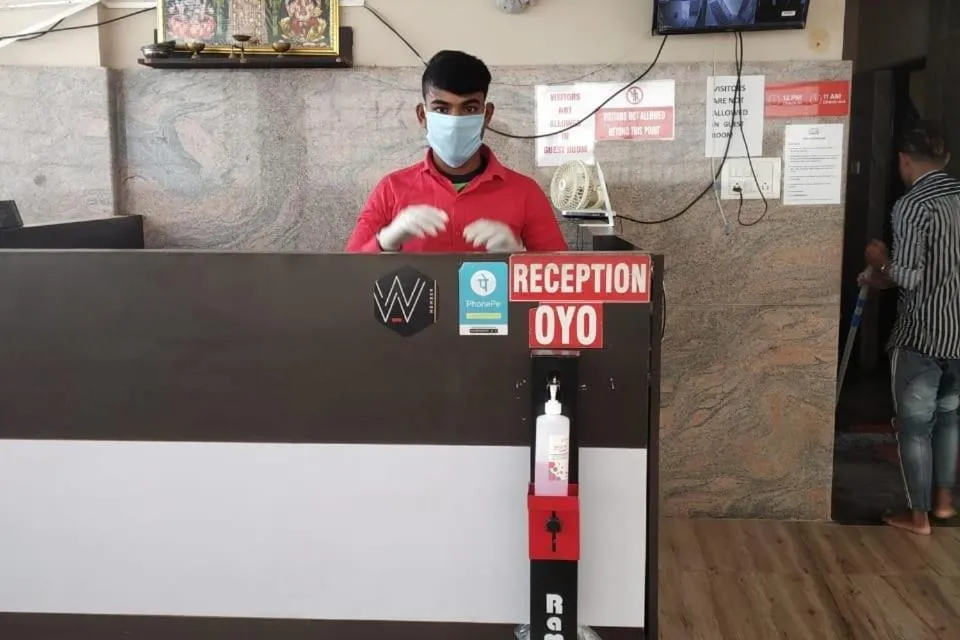 Lobby or reception in Hotel O Ashrey Comforts