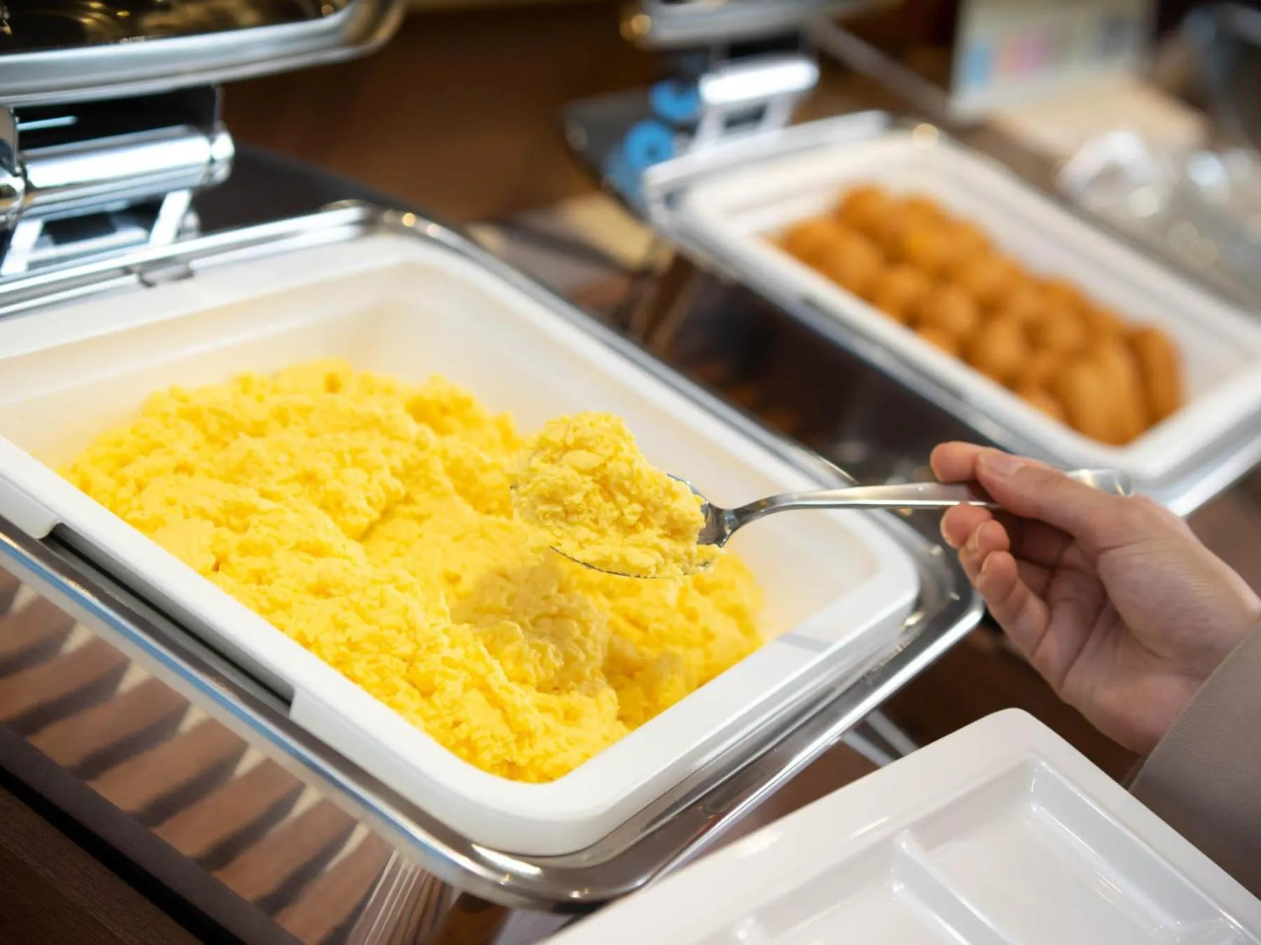 Buffet breakfast in Super Hotel Yamagata Sakurambo-Higashine Station Front