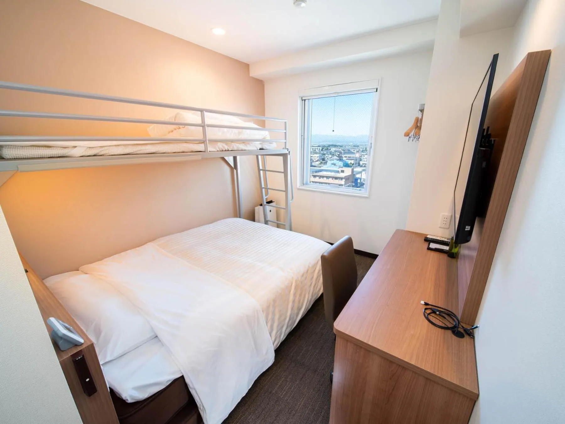 Photo of the whole room, Bed in Super Hotel Yamagata Sakurambo-Higashine Station Front