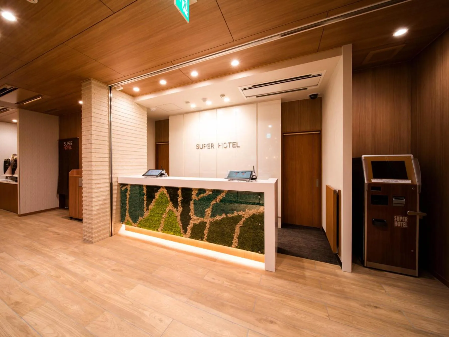 Lobby or reception in Super Hotel Yamagata Sakurambo-Higashine Station Front