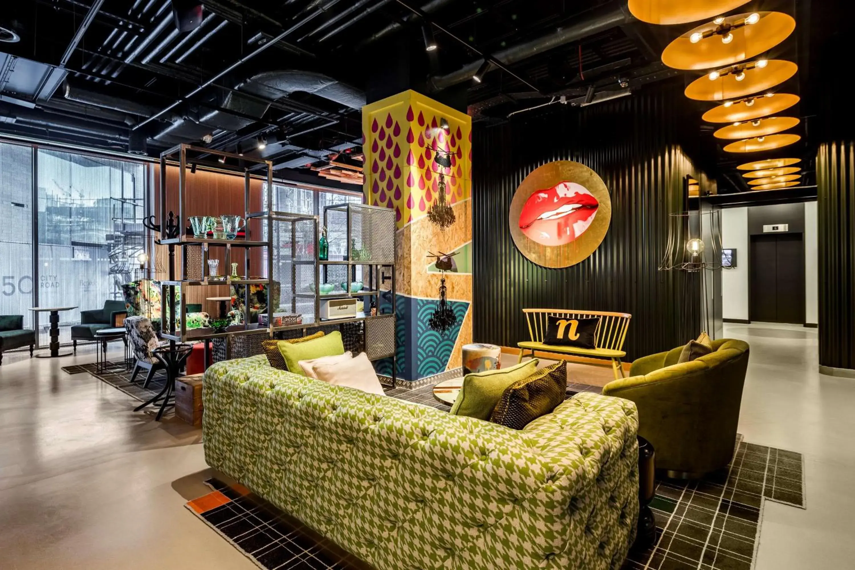 Lobby or reception in nhow London Lobby or reception in nhow London