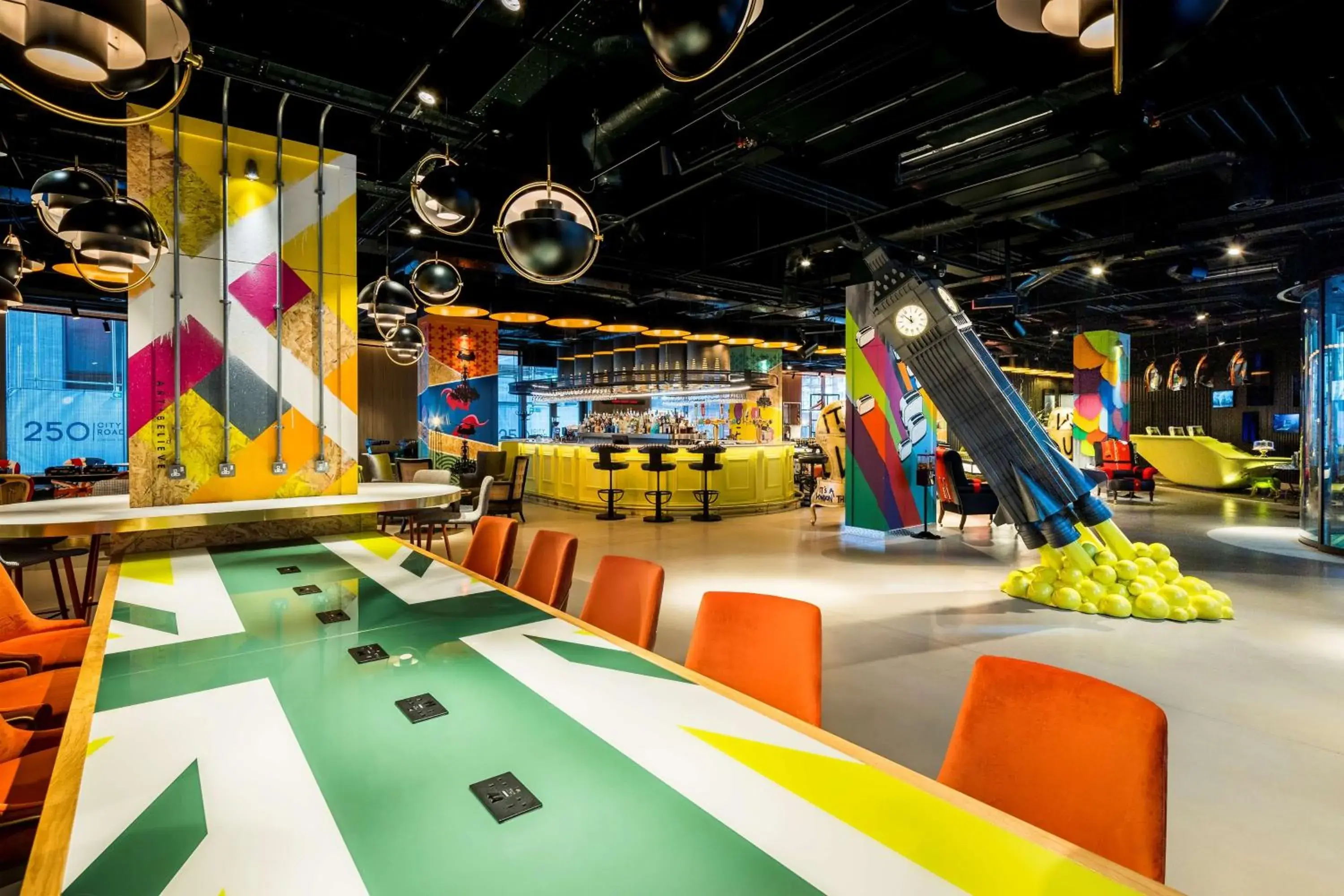 Lobby or reception in nhow London Lobby or reception in nhow London