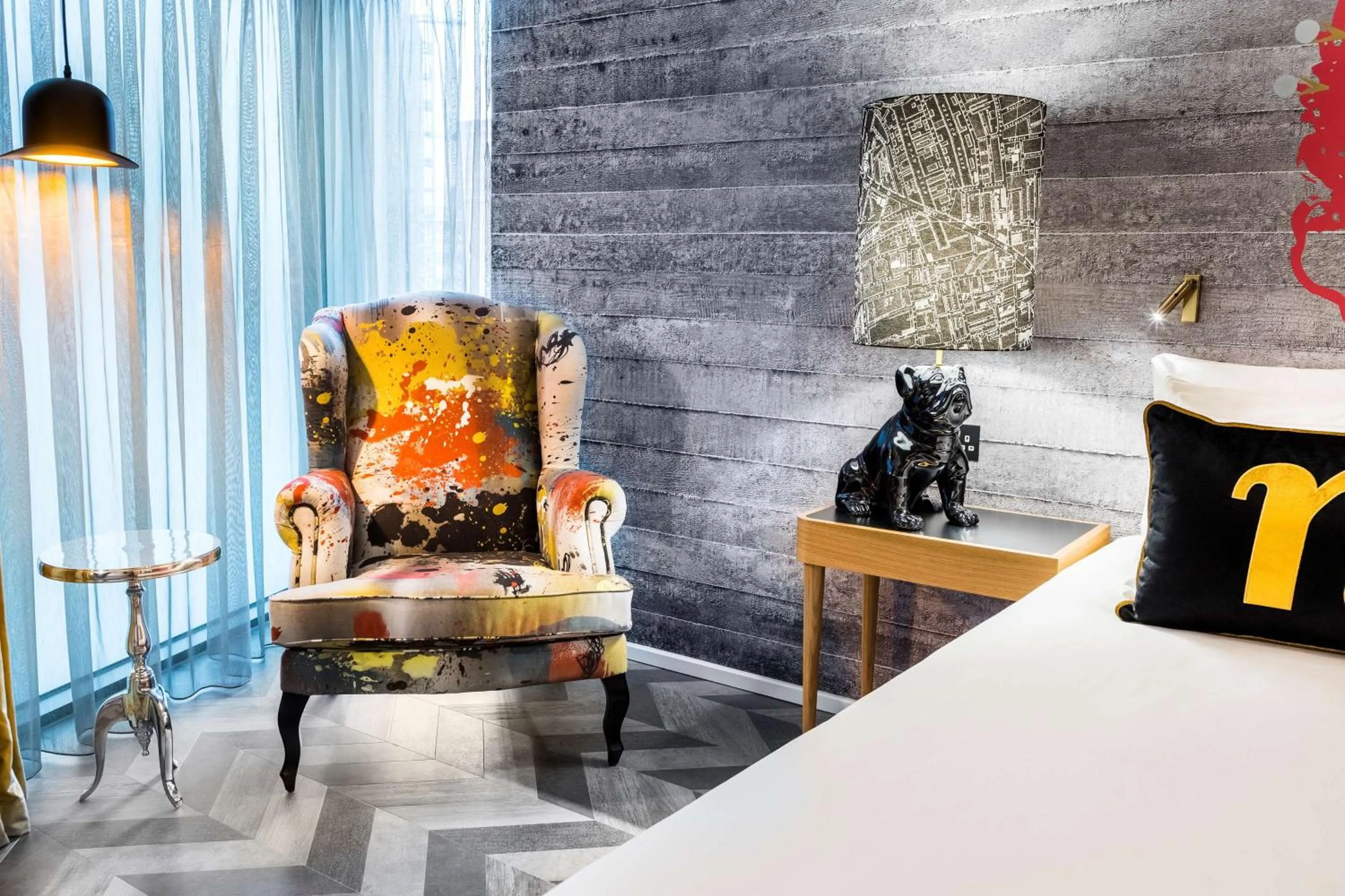 Bedroom, Bed in nhow London