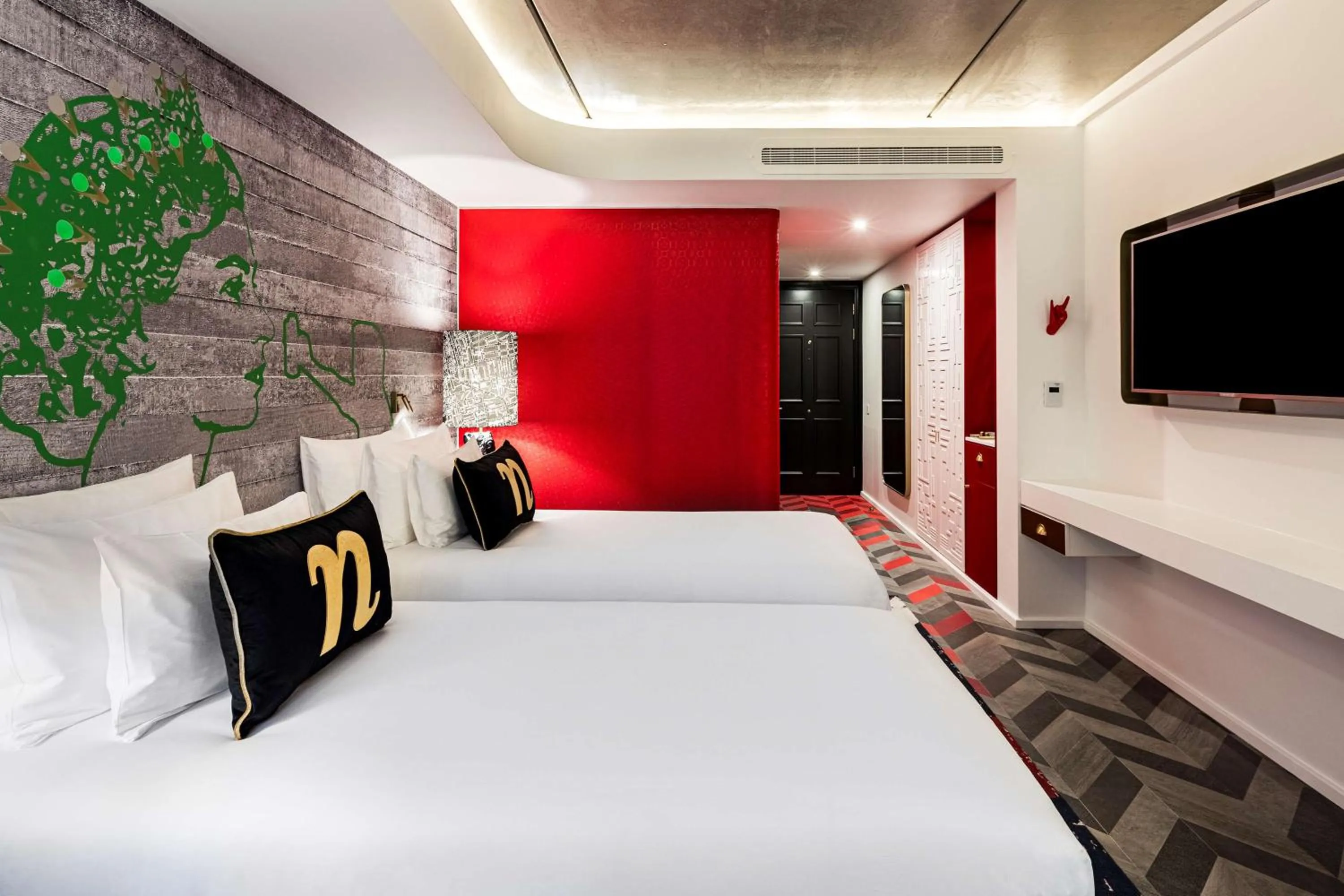 Bedroom, Bed in nhow London