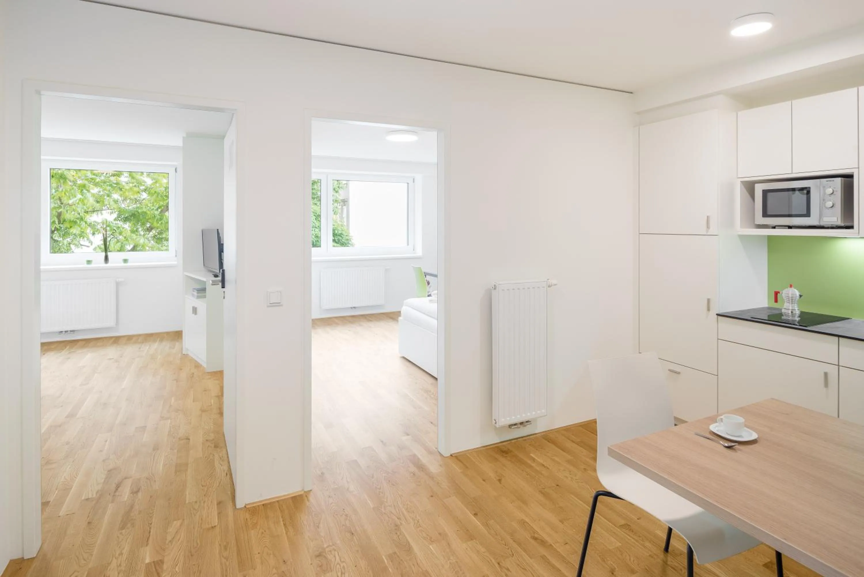 Kitchen or kitchenette in myNext - Hotel Leo