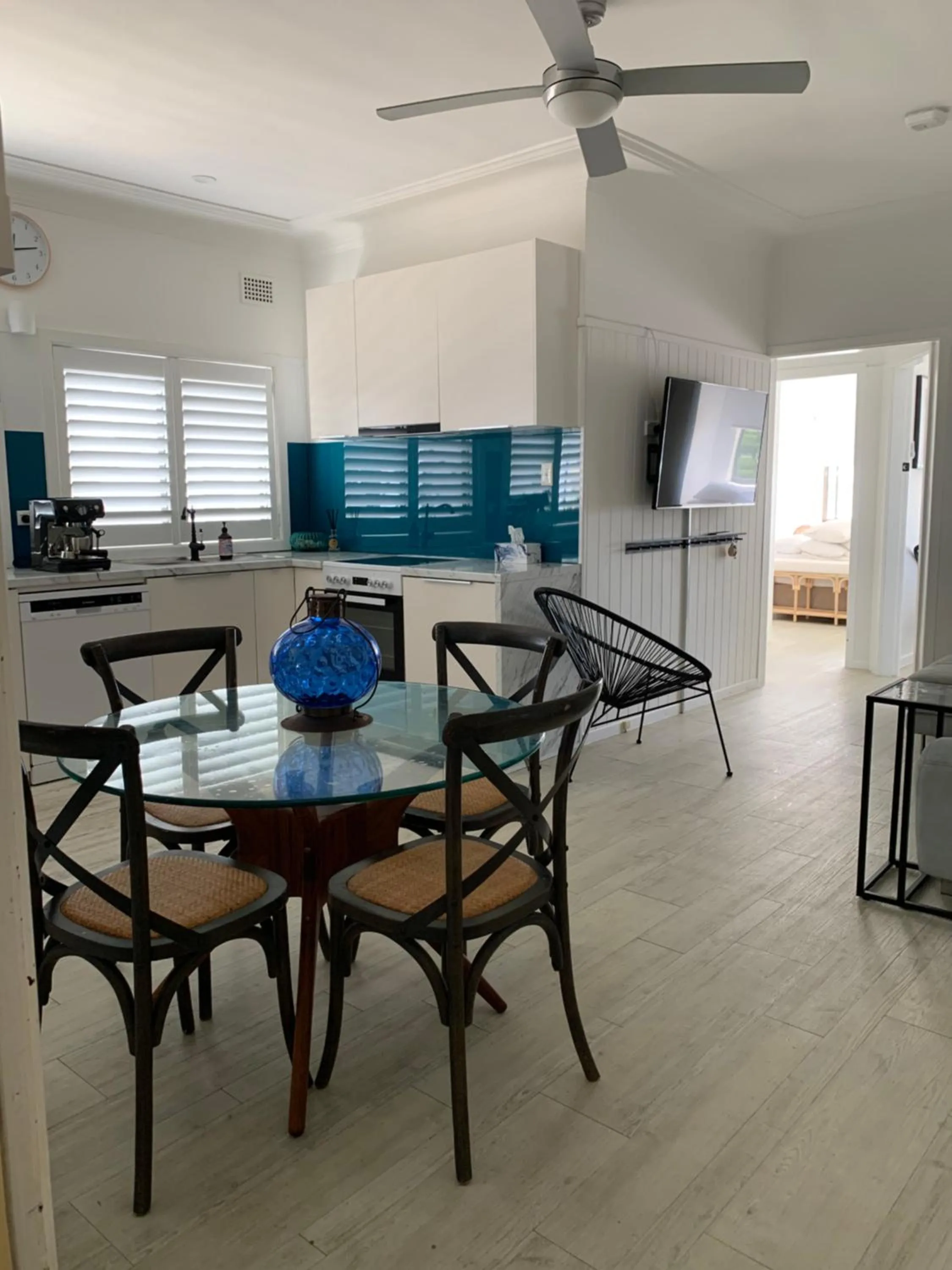 Dining area in The Fisherman's Shack