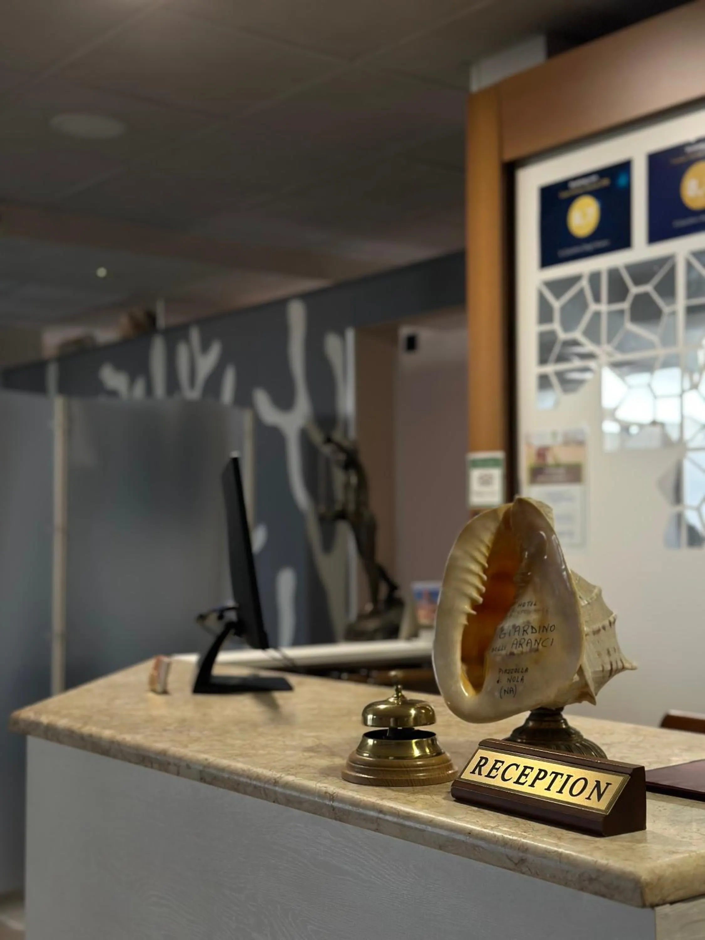 Lobby or reception in Hotel Il Giardino degli Aranci