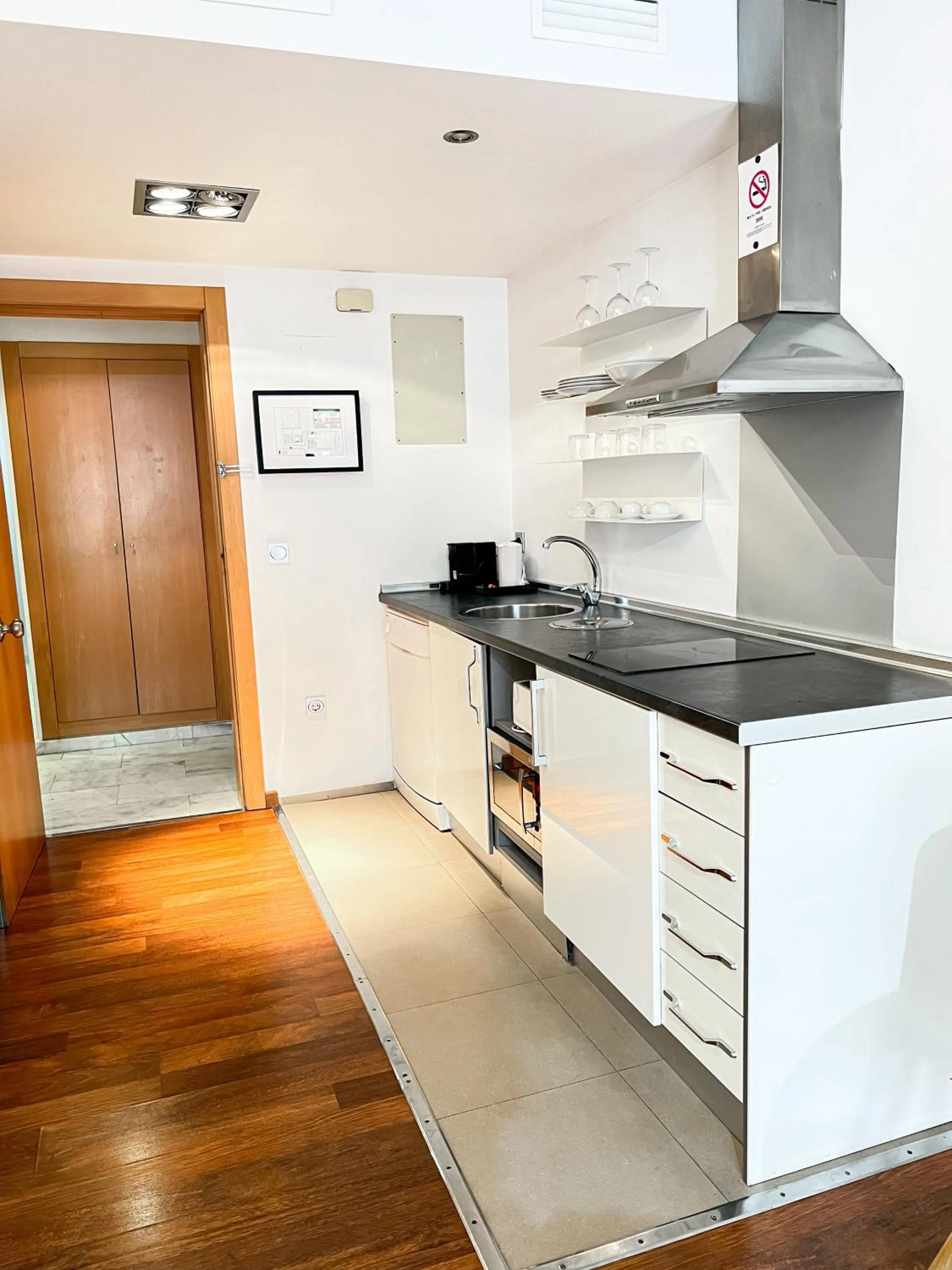 Kitchen or kitchenette in Happy Apartments Valencia