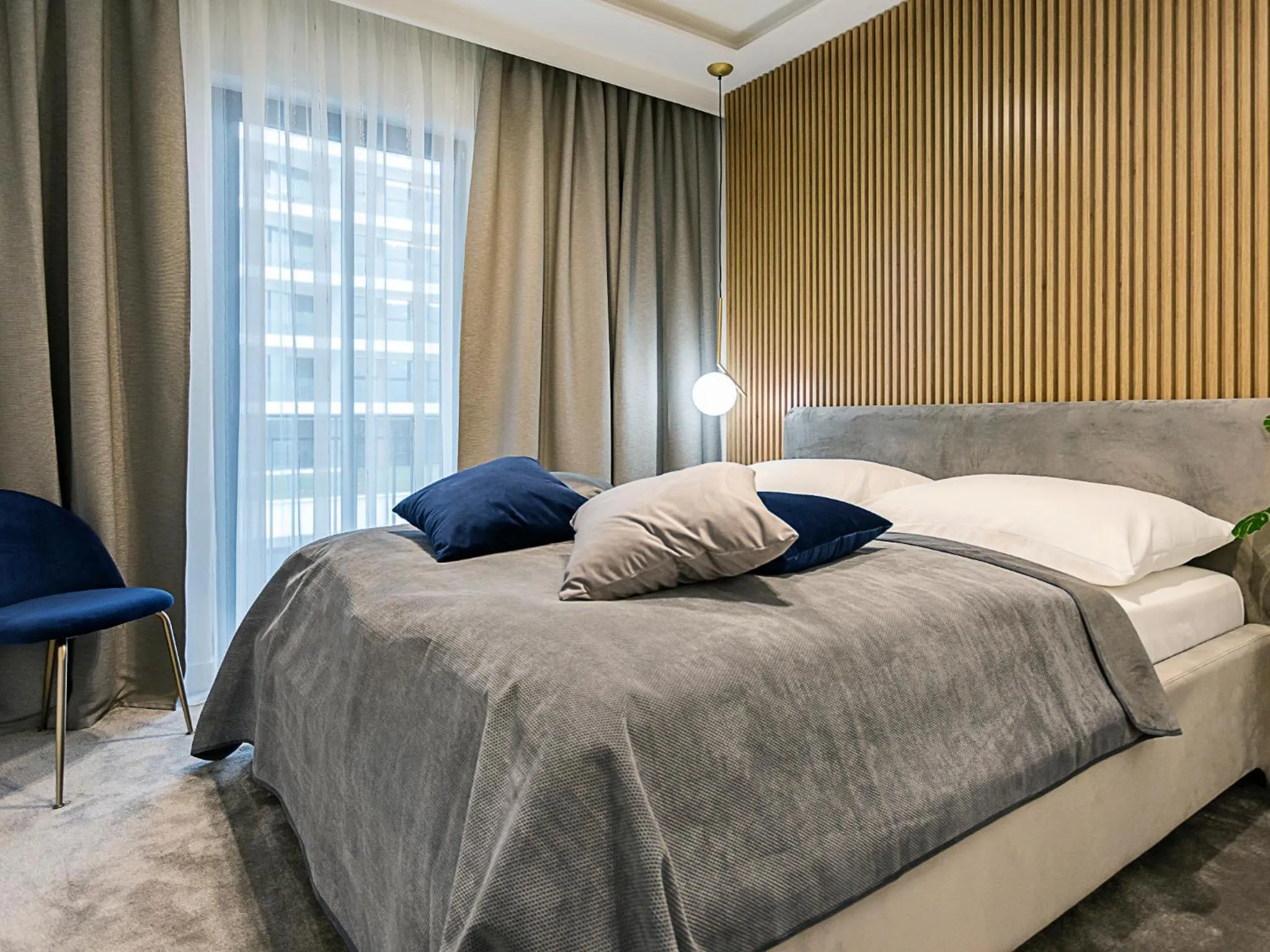 Bedroom, Bed in VacationClub - Baltic Park Fort Apartament E.303