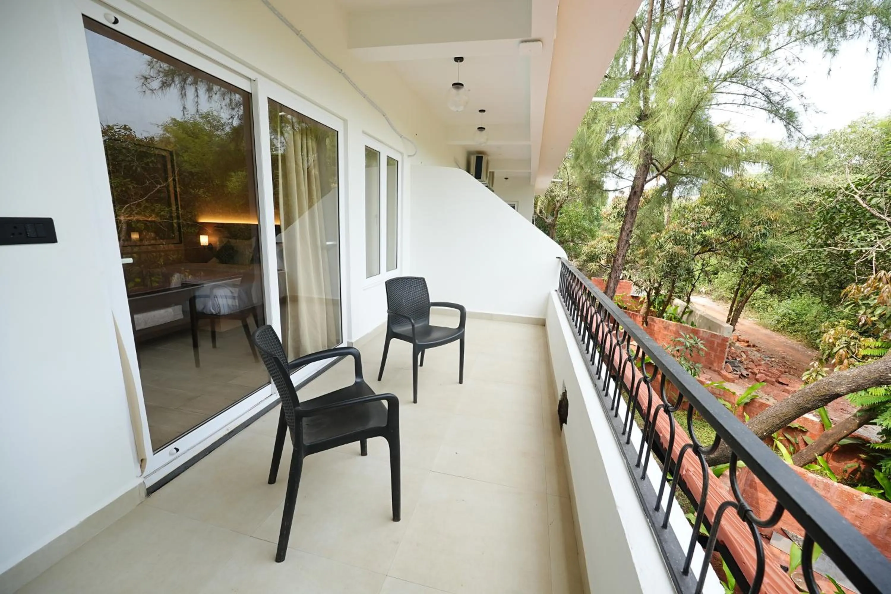 Balcony/Terrace in Anjuna Beach Resort