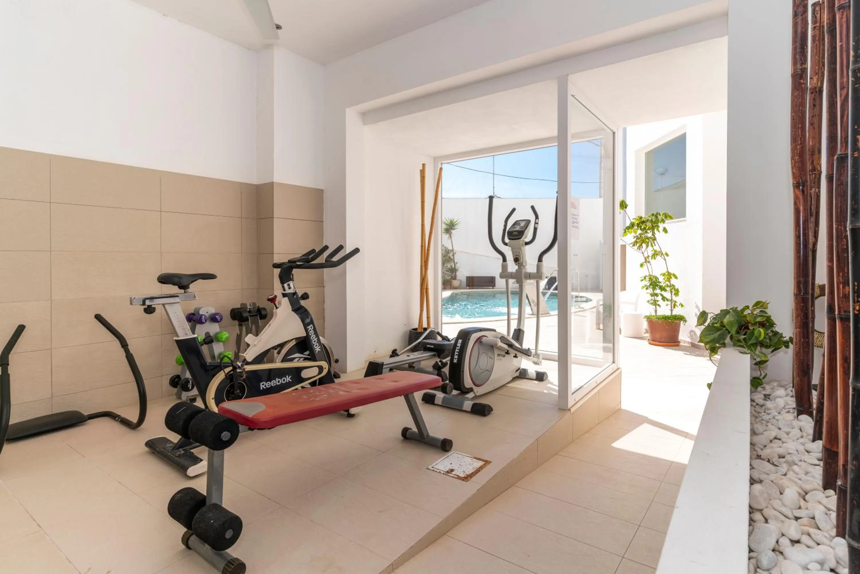 Fitness centre/facilities in Hotel Playa Santandria Adults Only