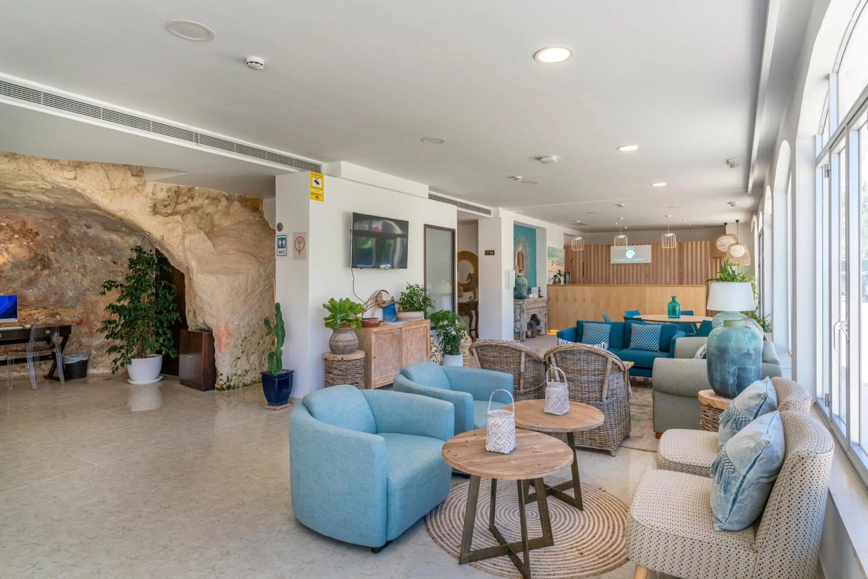 Lobby or reception in Hotel Playa Santandria Adults Only