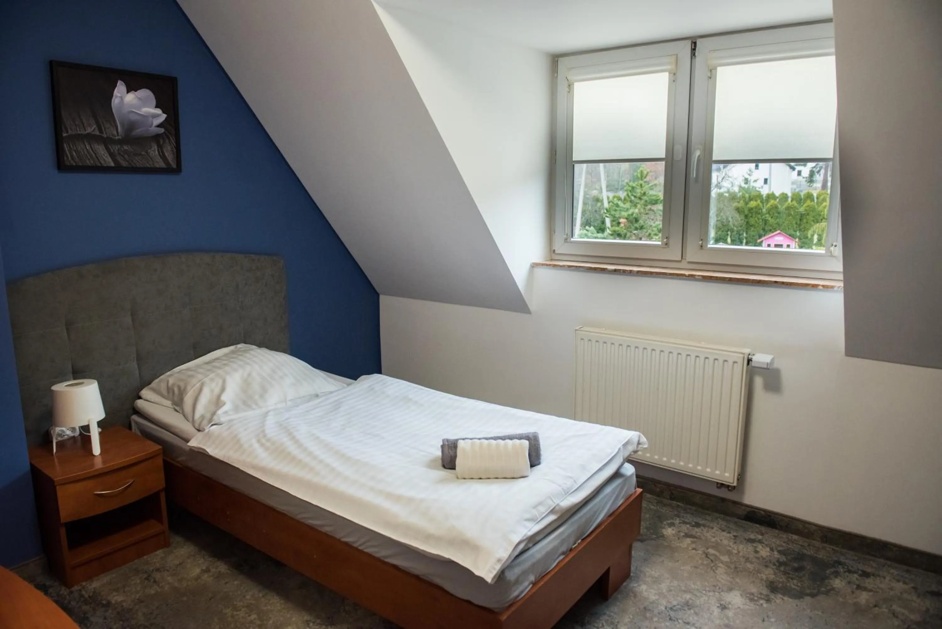 Bed in Hotel Paradiso