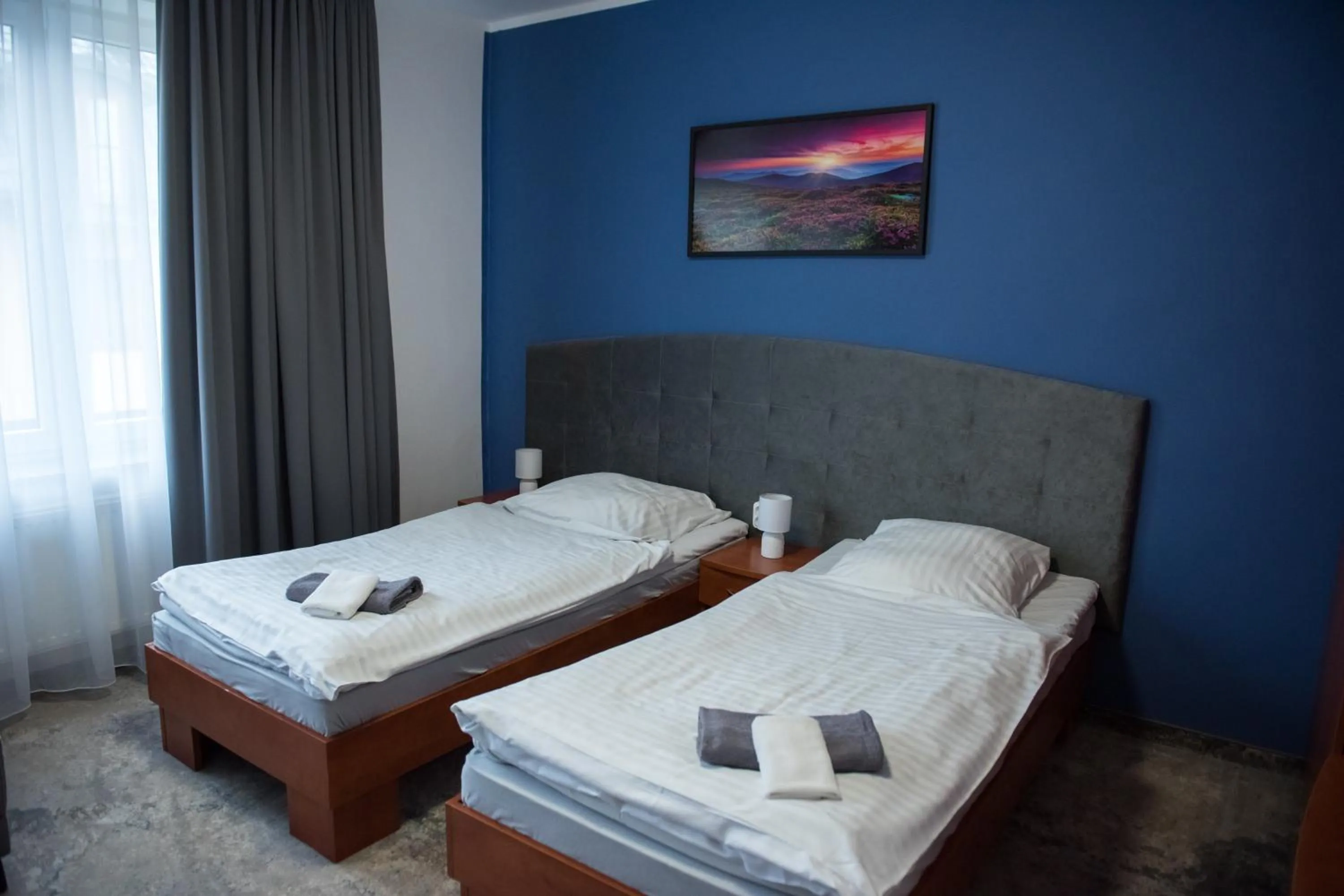 Bed in Hotel Paradiso