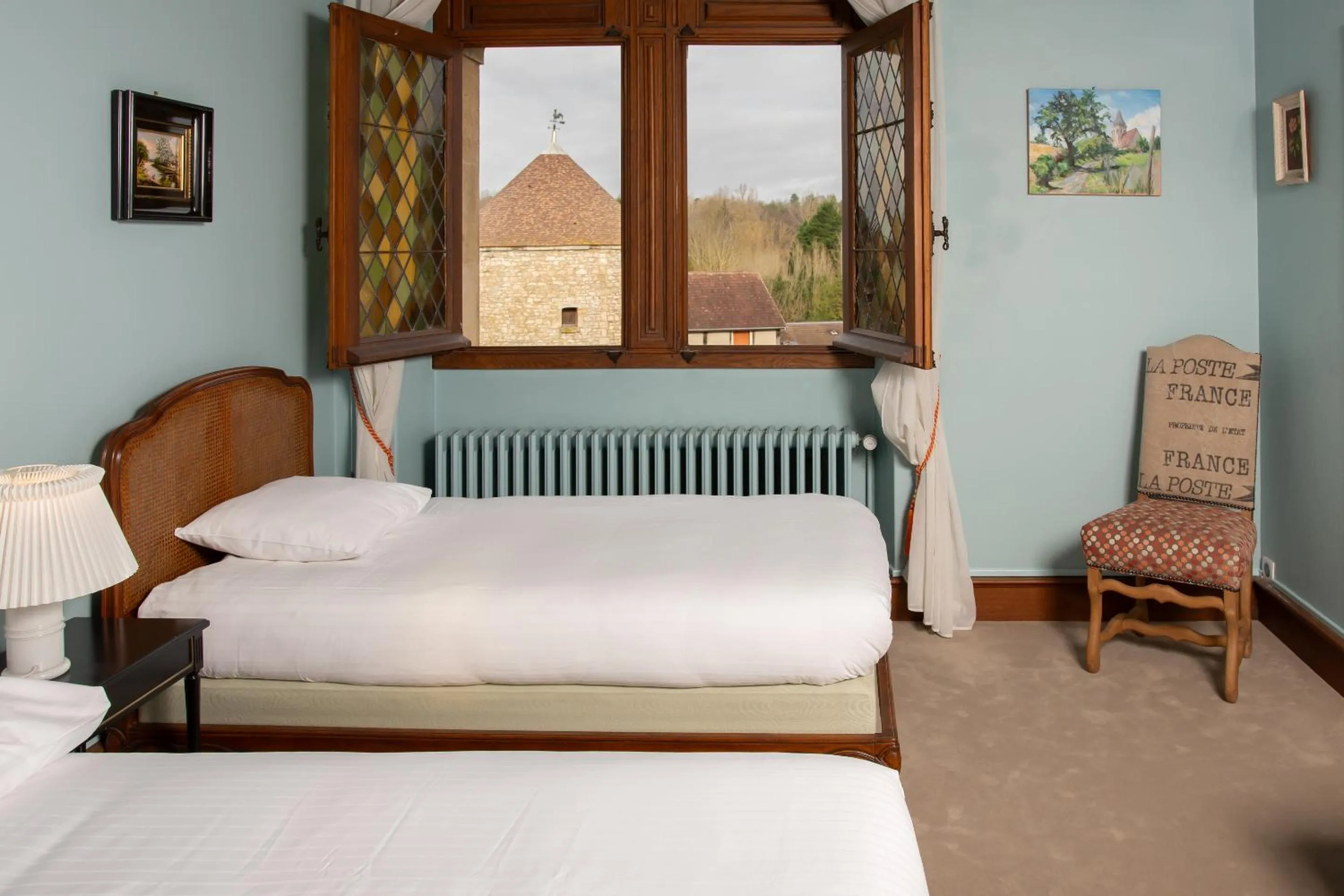 Twin Room with Garden View in DOMAINE ST GERMER