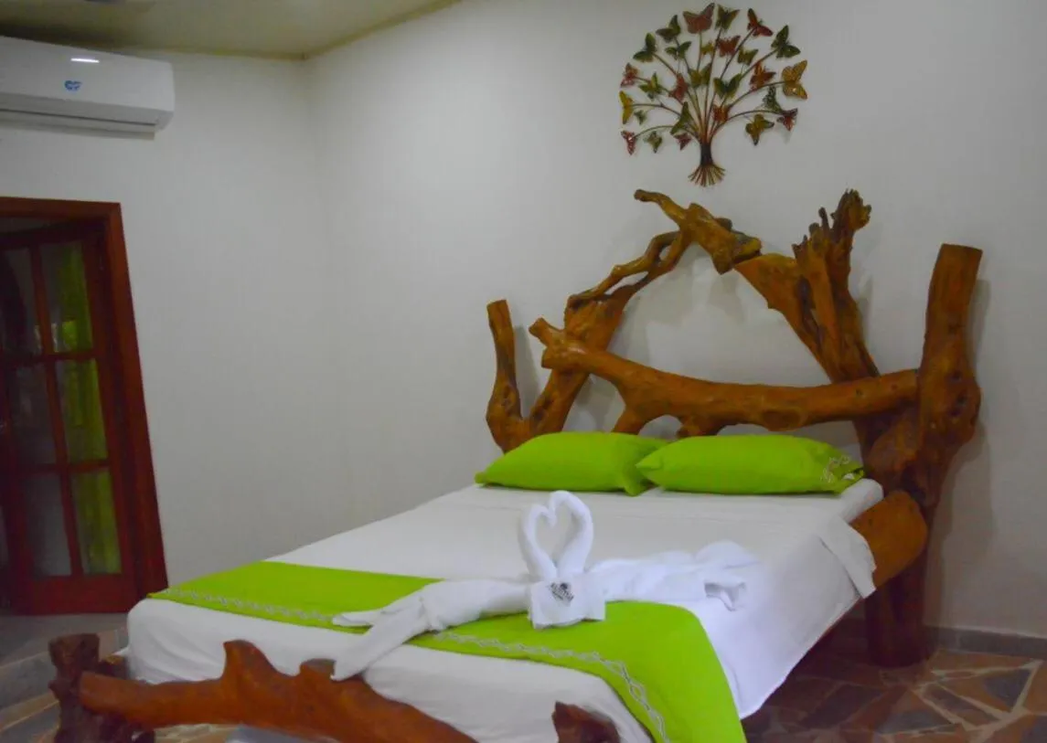 Bed in Eco Hostal Kuima