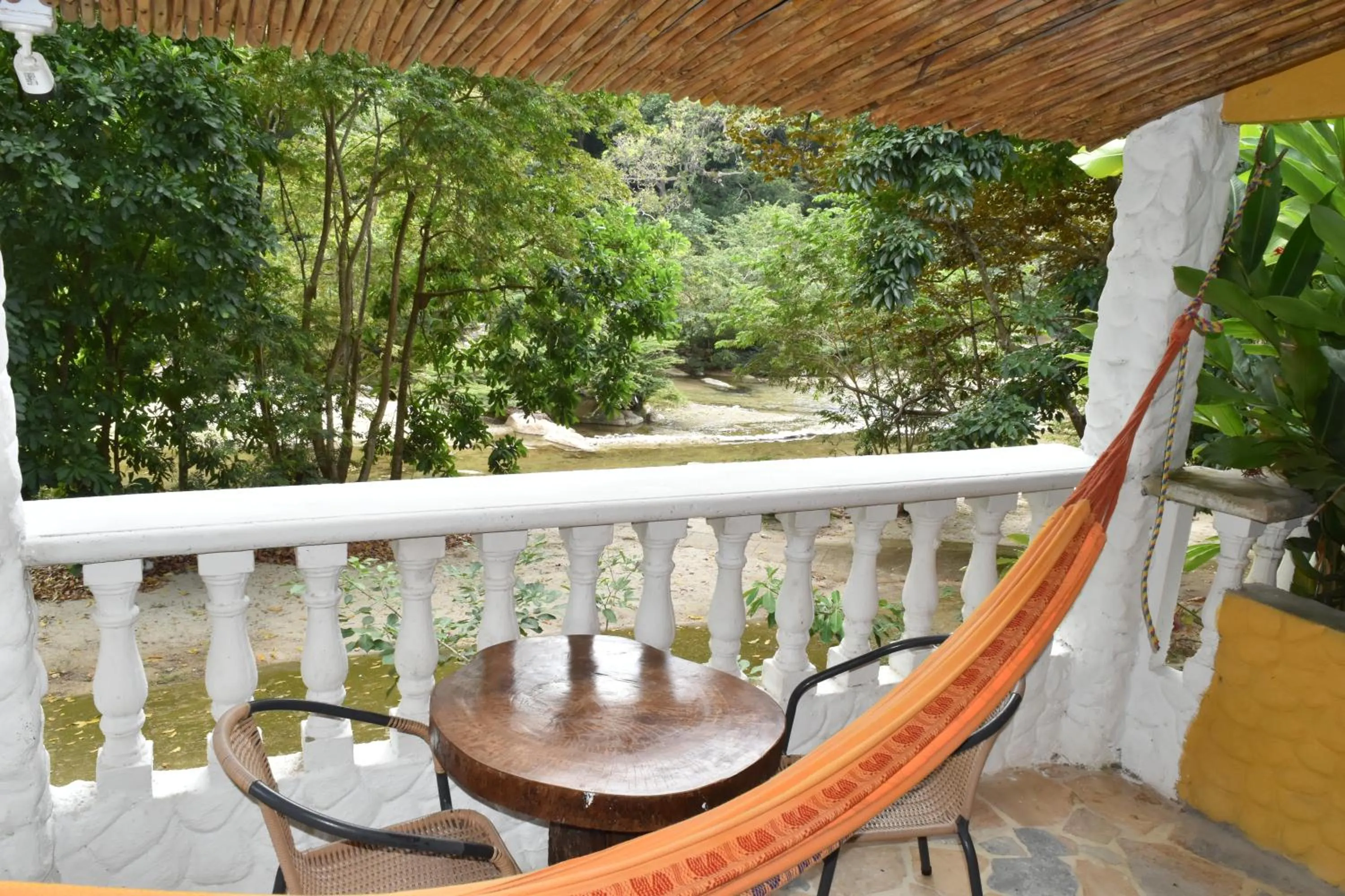 Balcony/Terrace in Eco Hostal Kuima