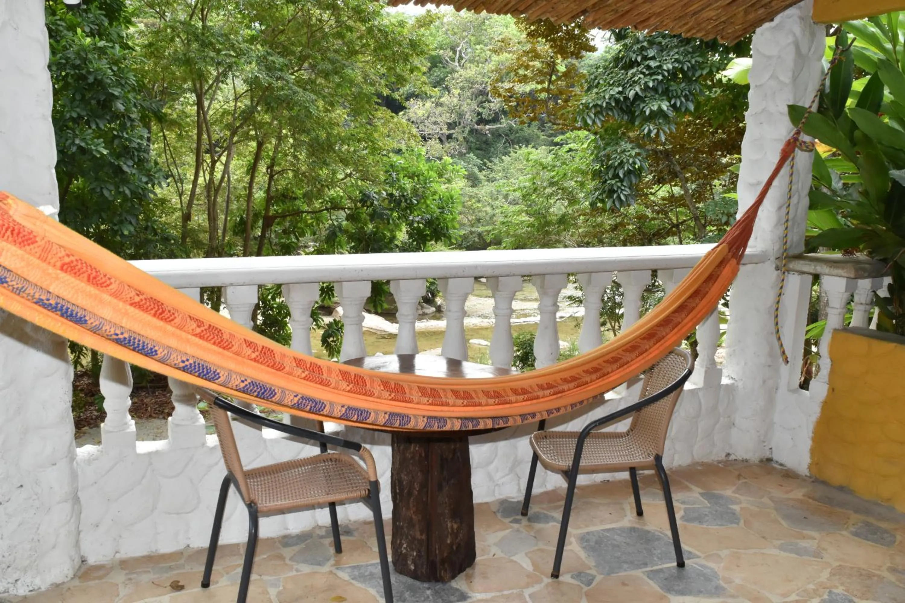 Balcony/Terrace in Eco Hostal Kuima