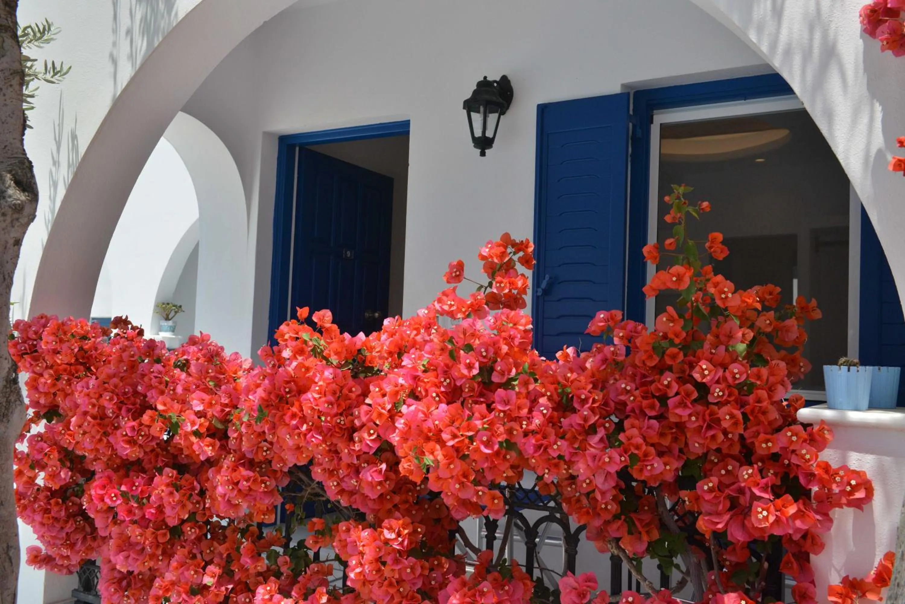Balcony/Terrace in Dedalos Studios Naxos
