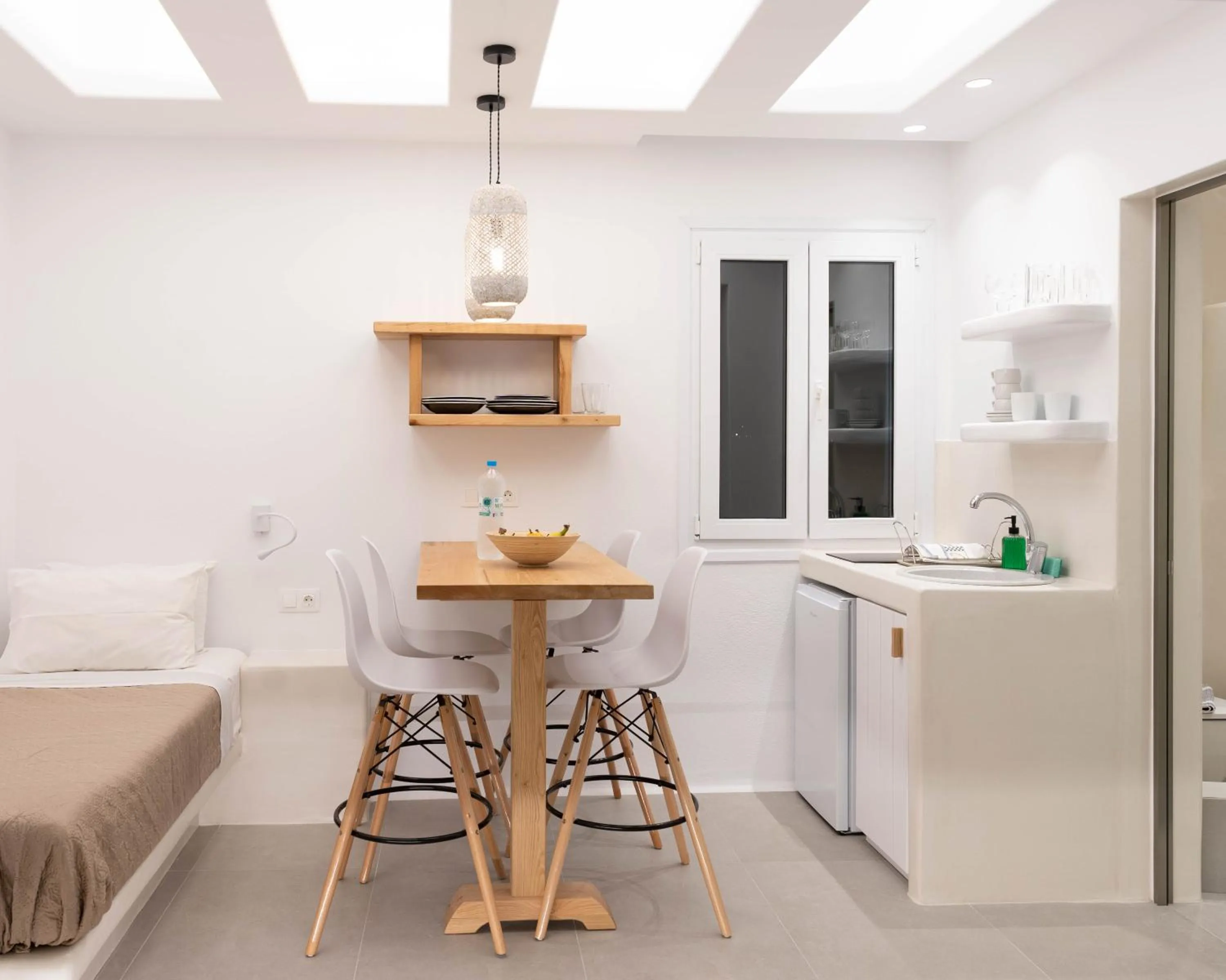 Kitchen or kitchenette in Dedalos Studios Naxos