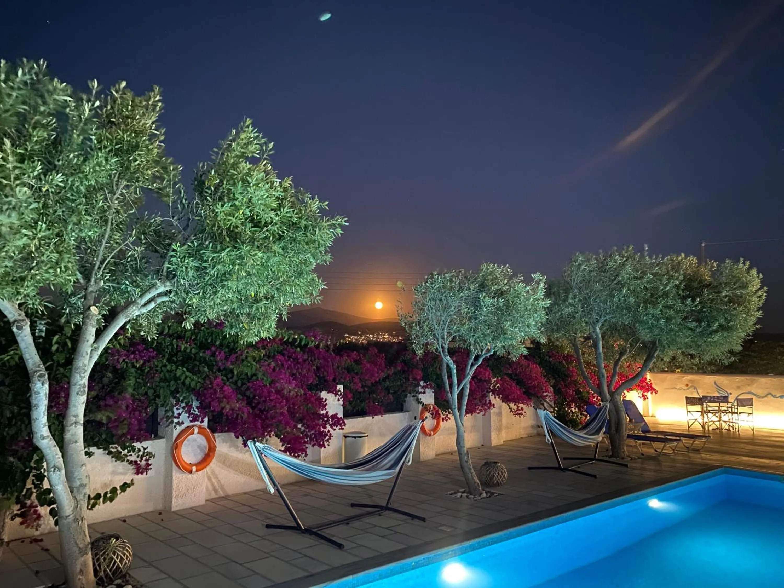 Swimming pool in Dedalos Studios Naxos