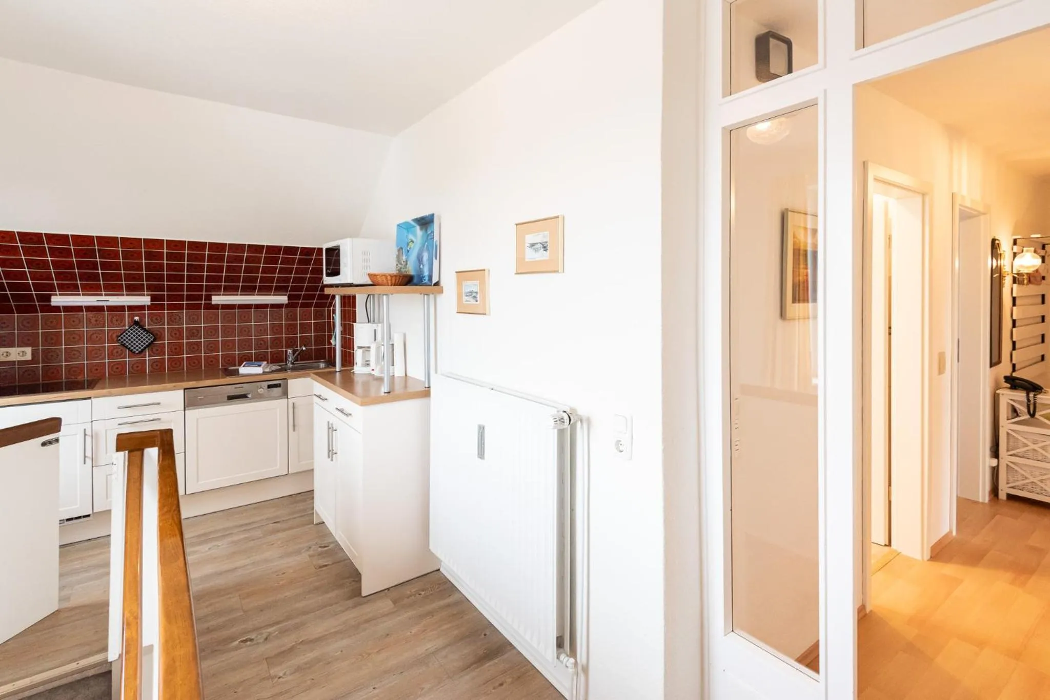 Kitchen or kitchenette in Haus Decker, App 3