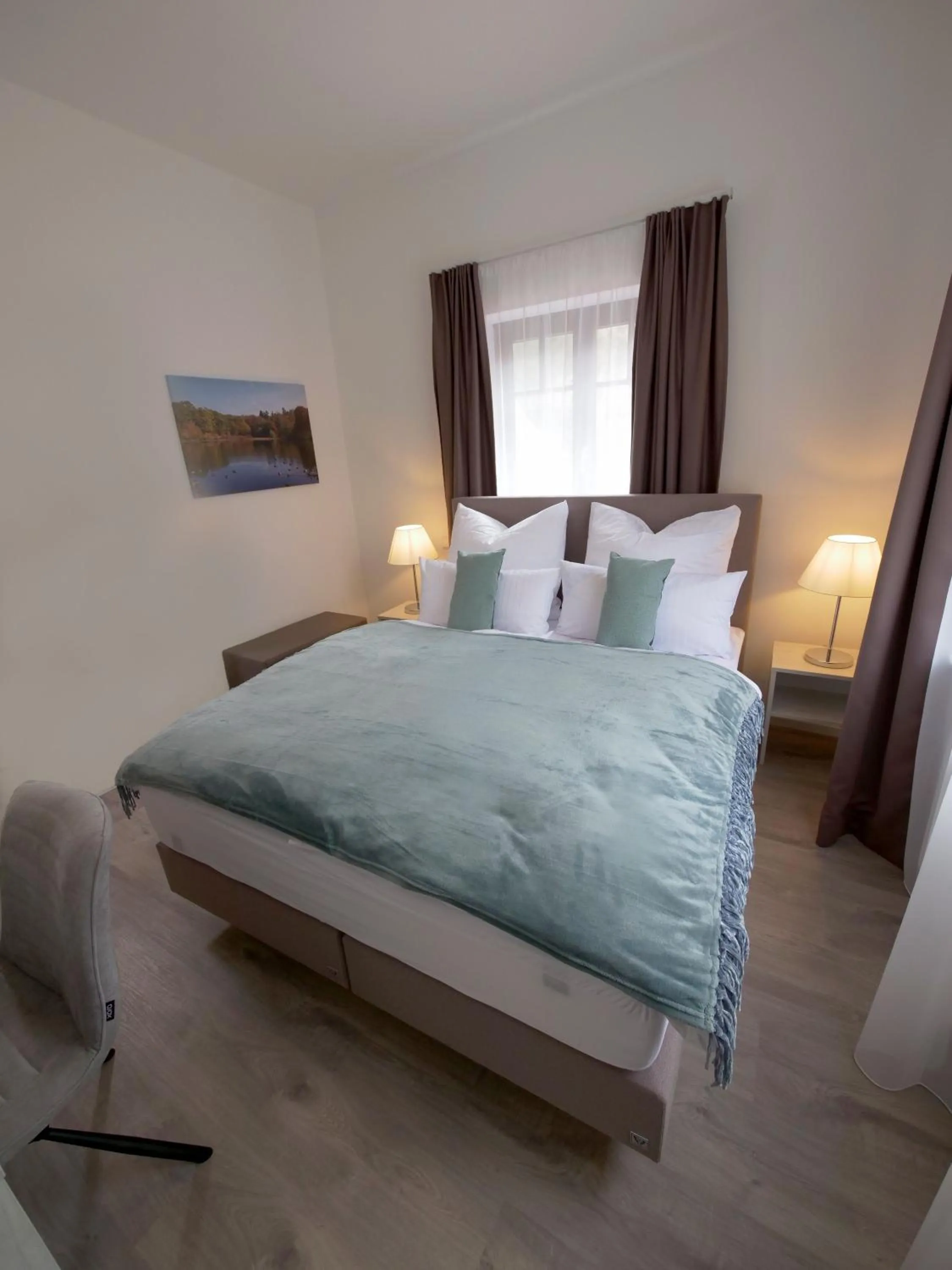 Photo of the whole room, Bed in Oberwaldhaus