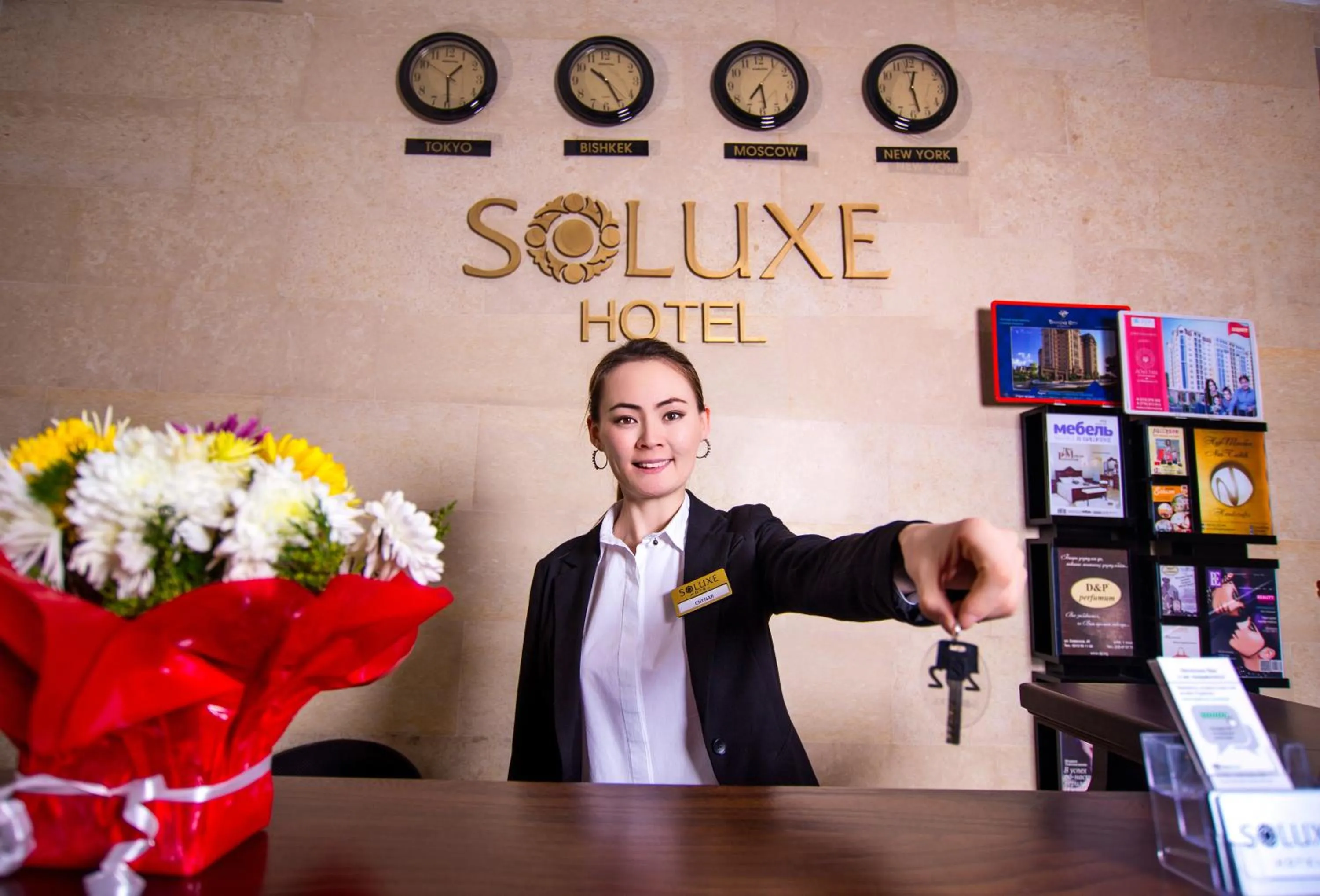 Staff in Soluxe Hotel